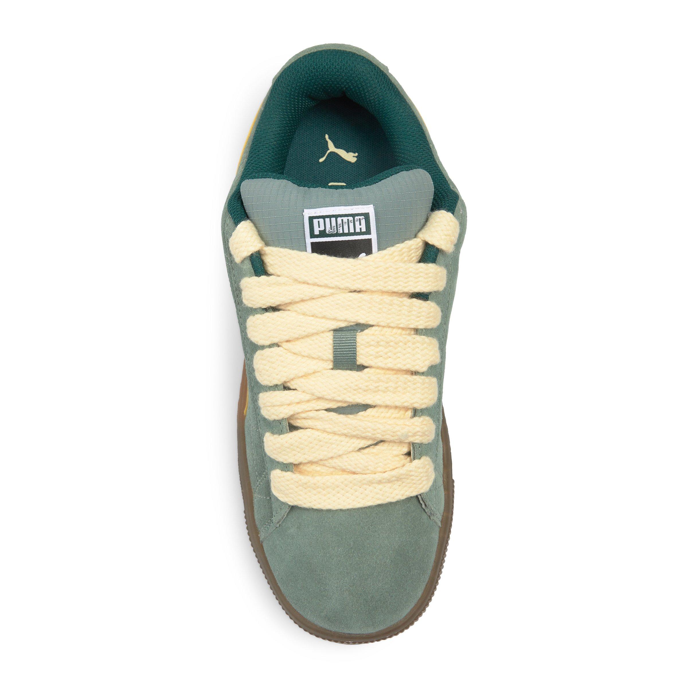 Green and Yellow Suede XL SK8TE Wrld Sneakers (3247445) | Puma