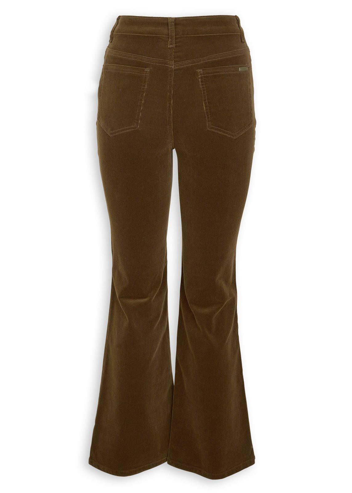 Tan Corduroy Bootleg Pants (3247562) | Inwear
