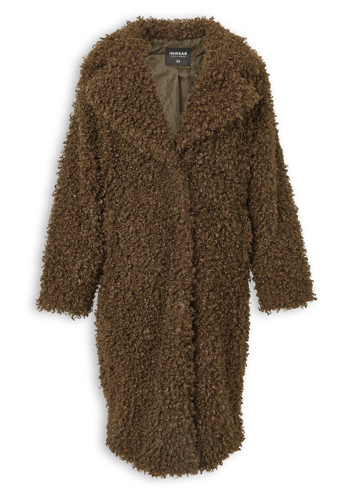 Brown Faux Fur Coat (3247635) | Inwear