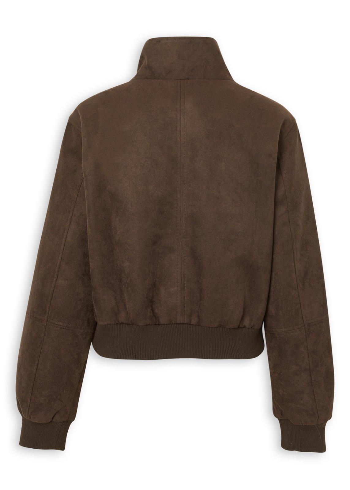 Brown Suede Bomber Jacket (3247749) | OUTBACK RED