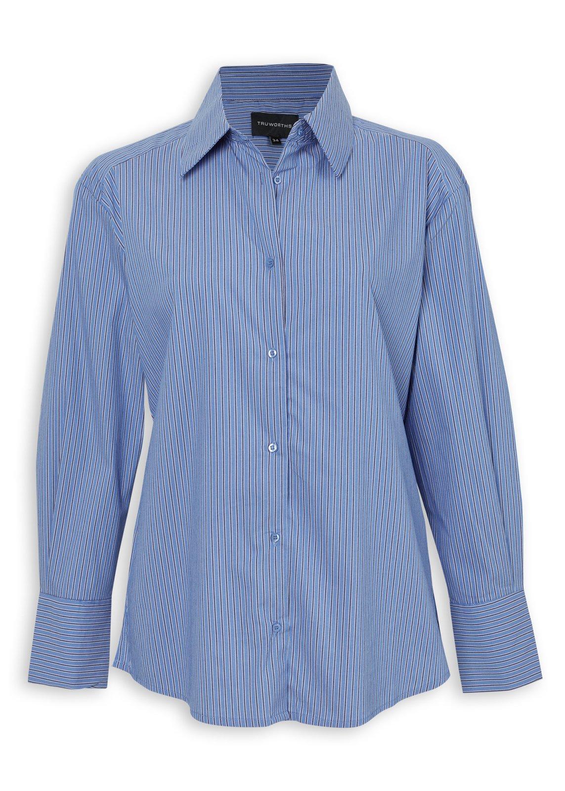 Blue Striped Shirt (3247843) | Truworths