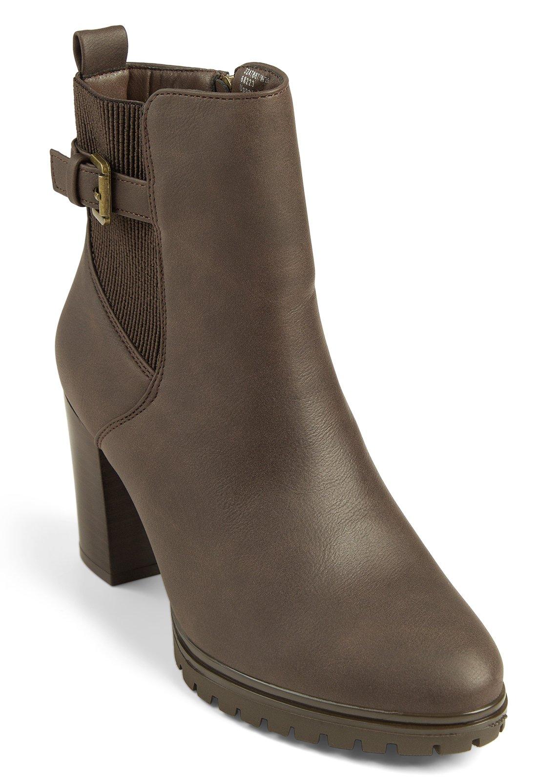 Brown Block Heel Chelsea Boots (3247887) | Ginger Mary