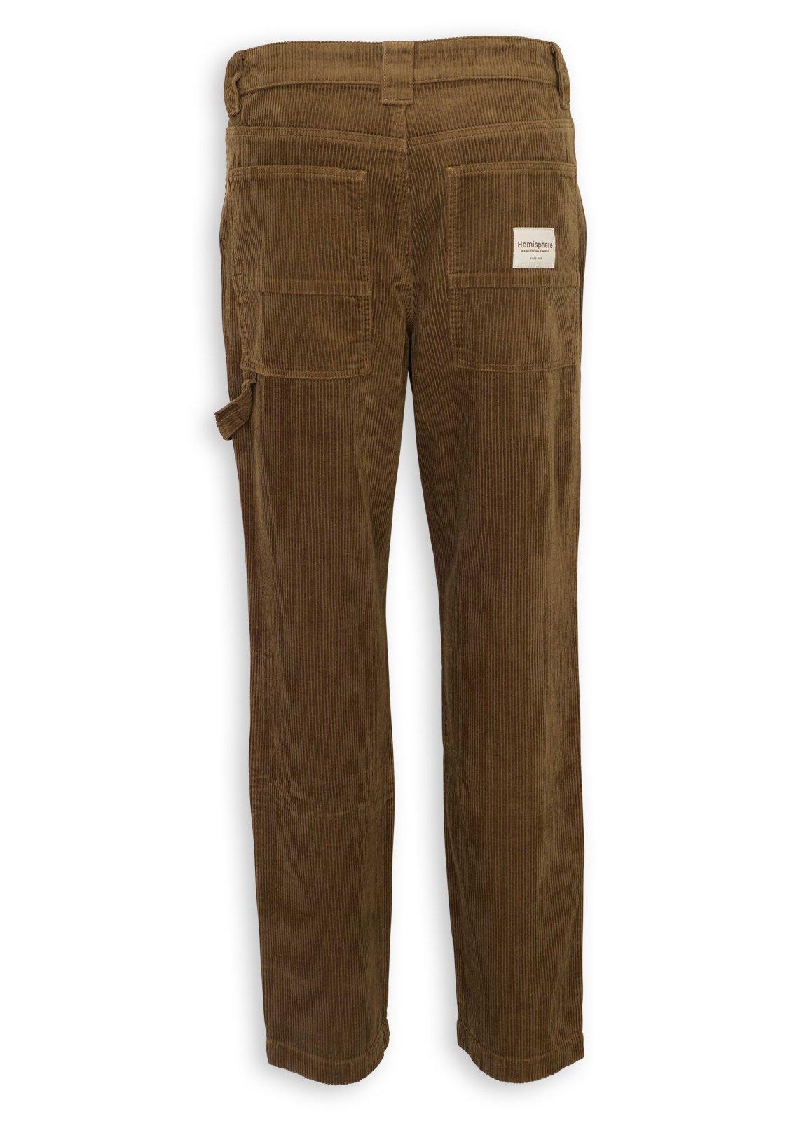 Brown Corduroy Carpenter Pants (3248286) | Hemisphere