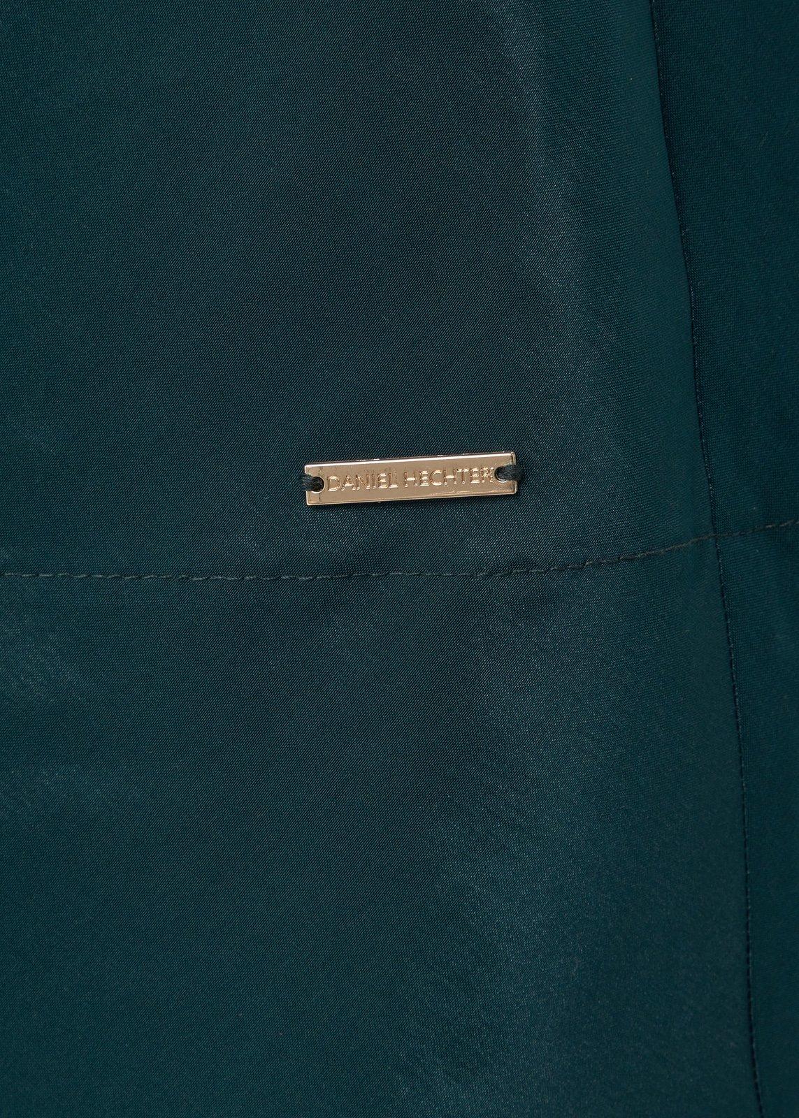 【ロイヤルドルトン】キャセイ ディナーウェア Teal Belted Velour Combo Dress (3248513) | Daniel Hechter