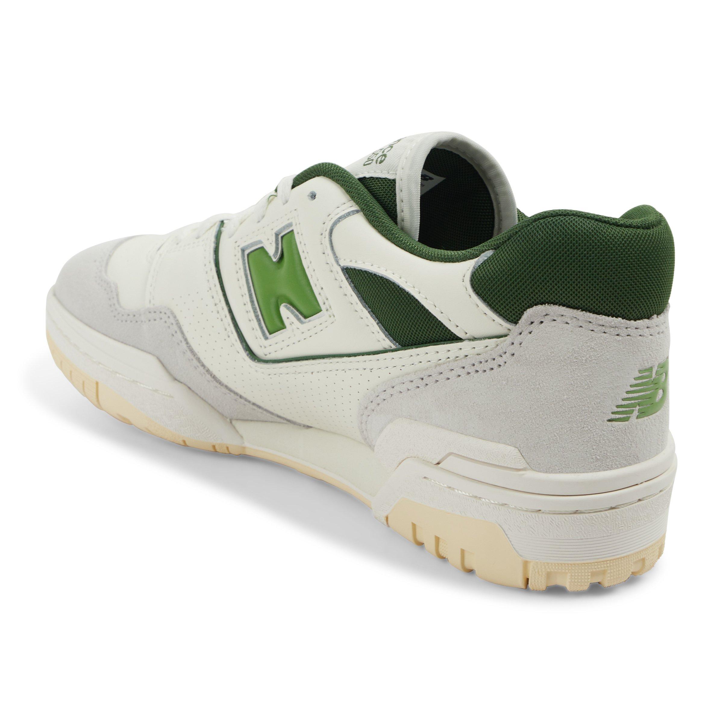 White and Green 550 Sneakers (3248653) | New Balance