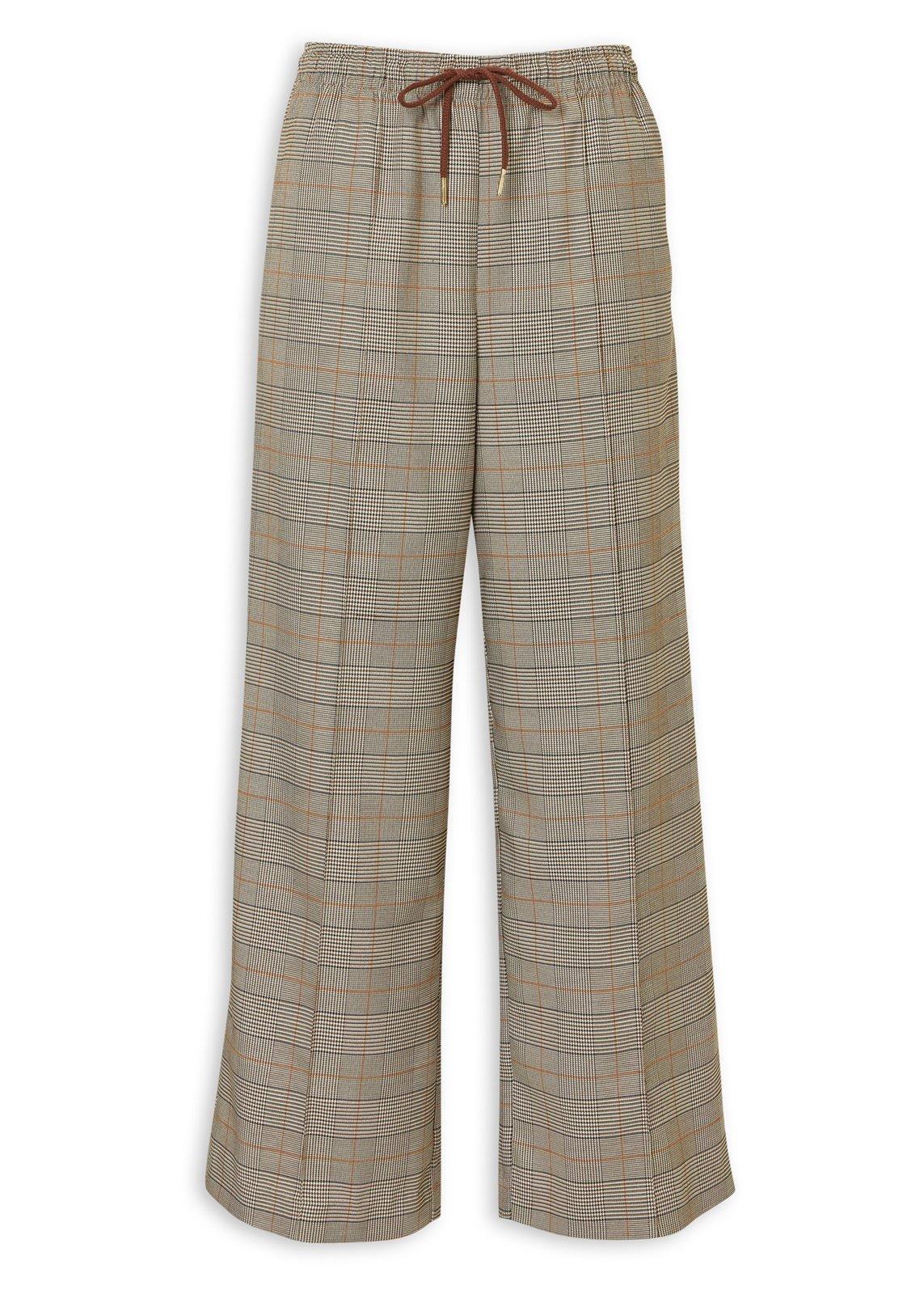 Brown Check Pull-On Pants (3248807) | Truworths