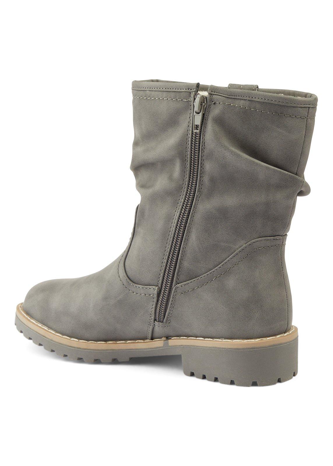 yet to come 　ラキドロ Grey Pull On Boot (3249093) | Earthaddict