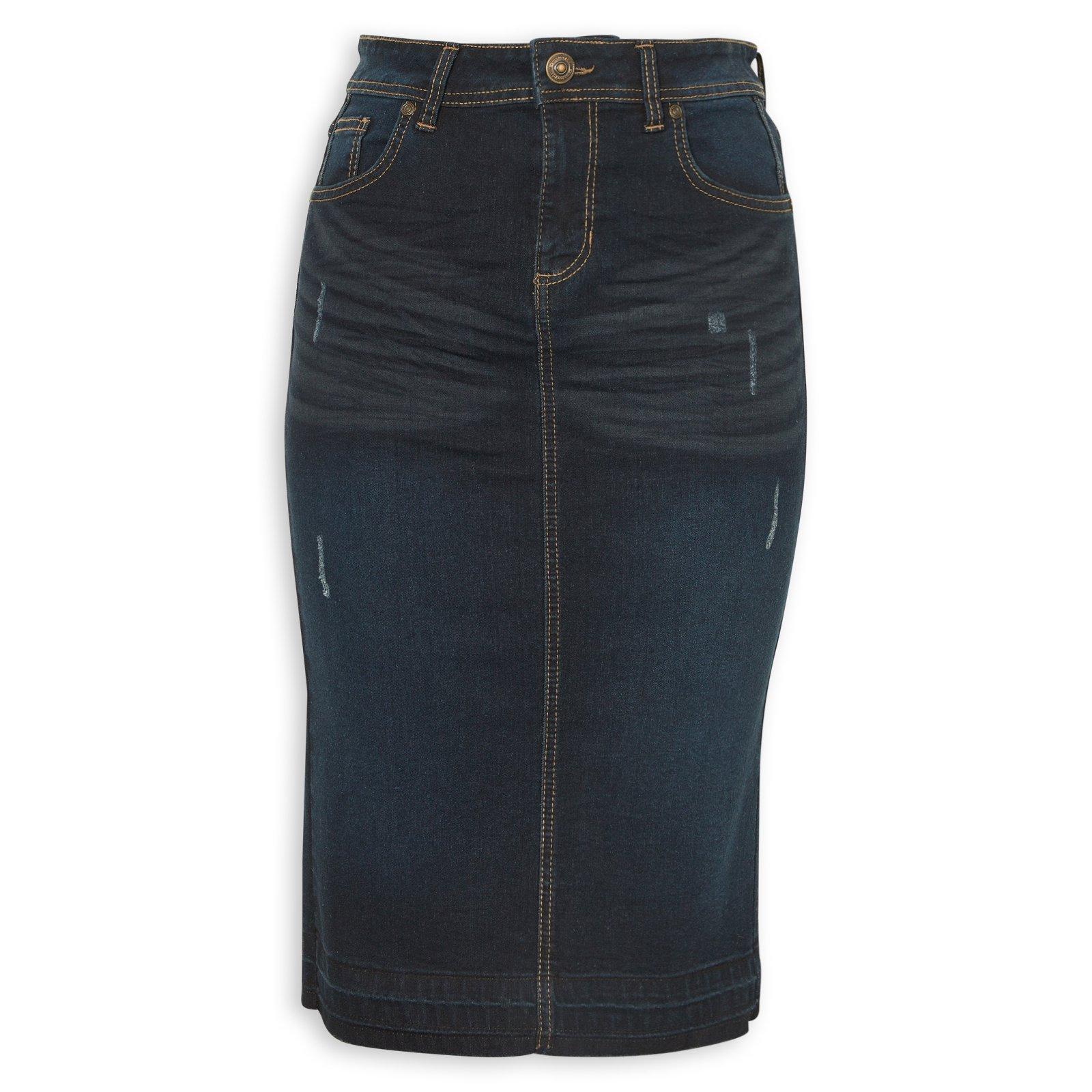 Dark Wash Denim Skirt (3249142) | Identity