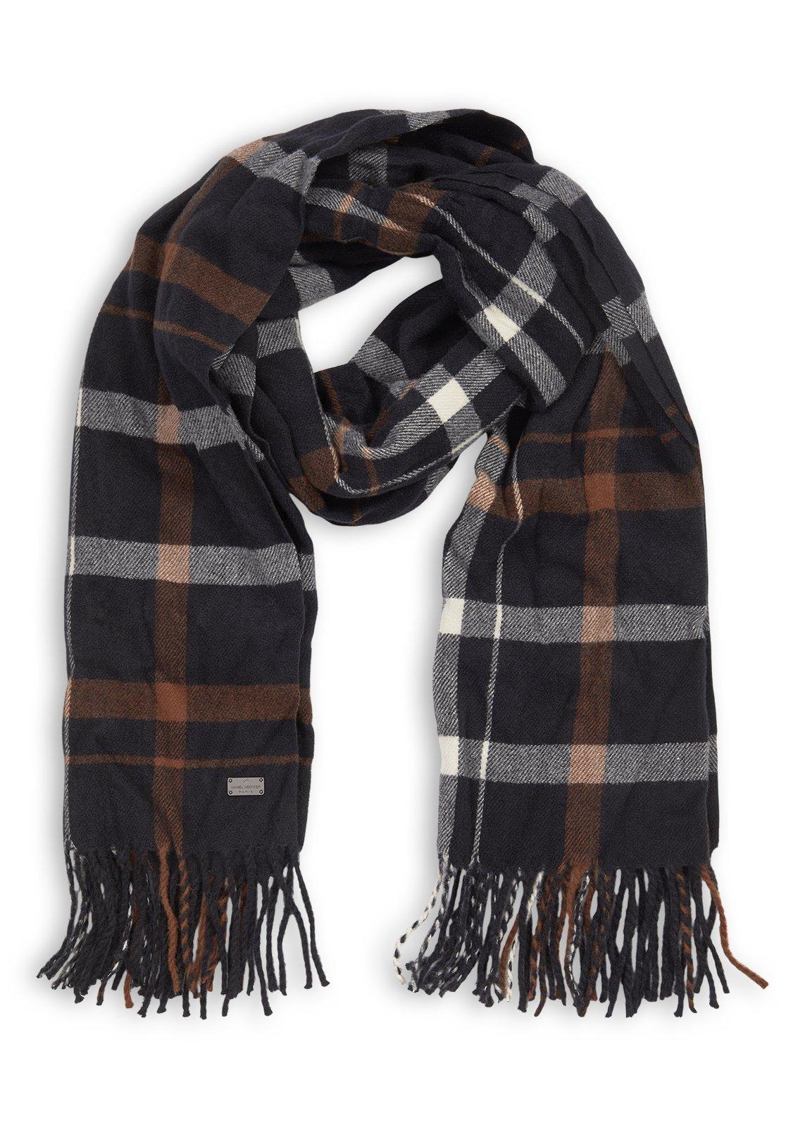Black Check Scarf (3249172) | Daniel Hechter