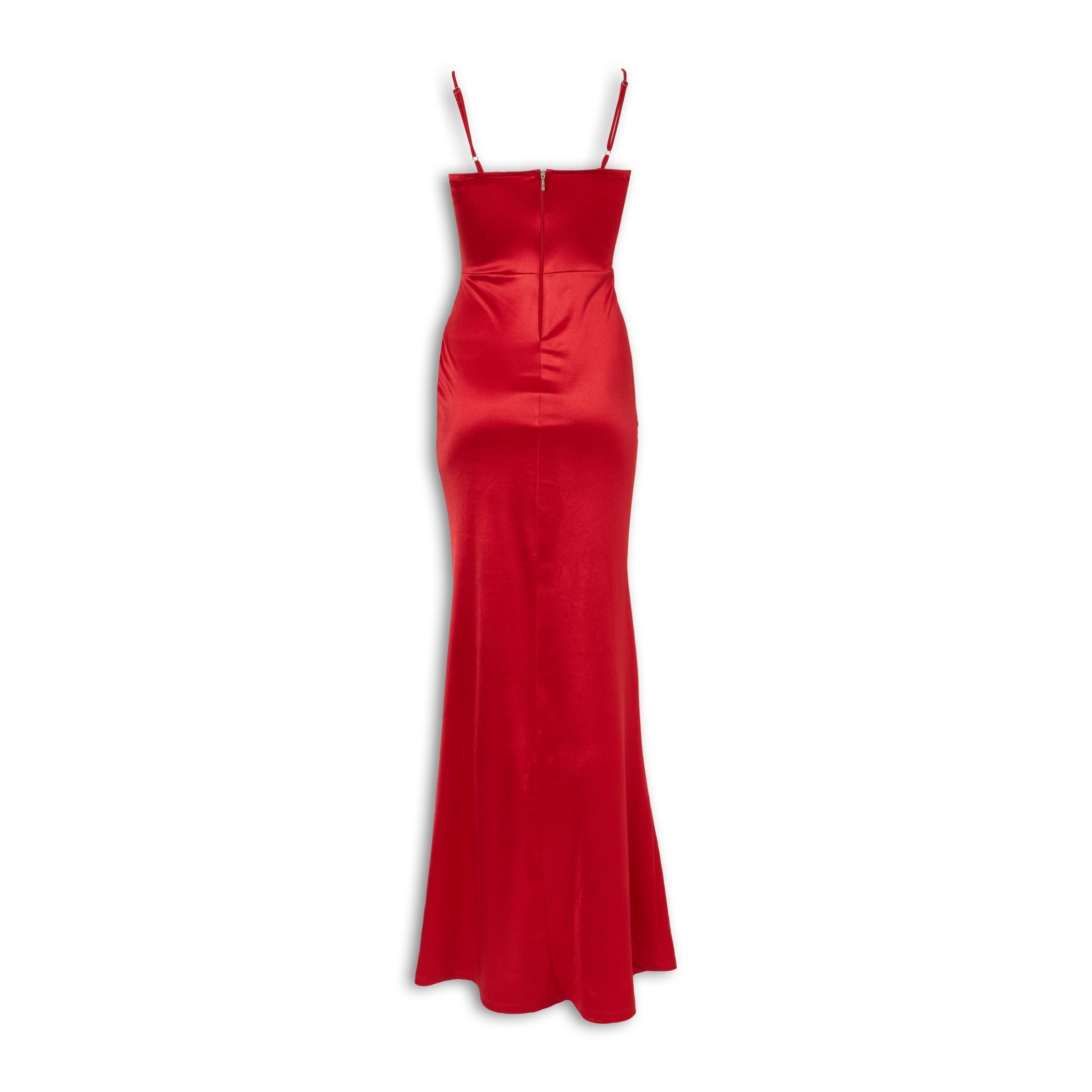strapless open back dress Sweetheart Corset Midi Length Satin Dress