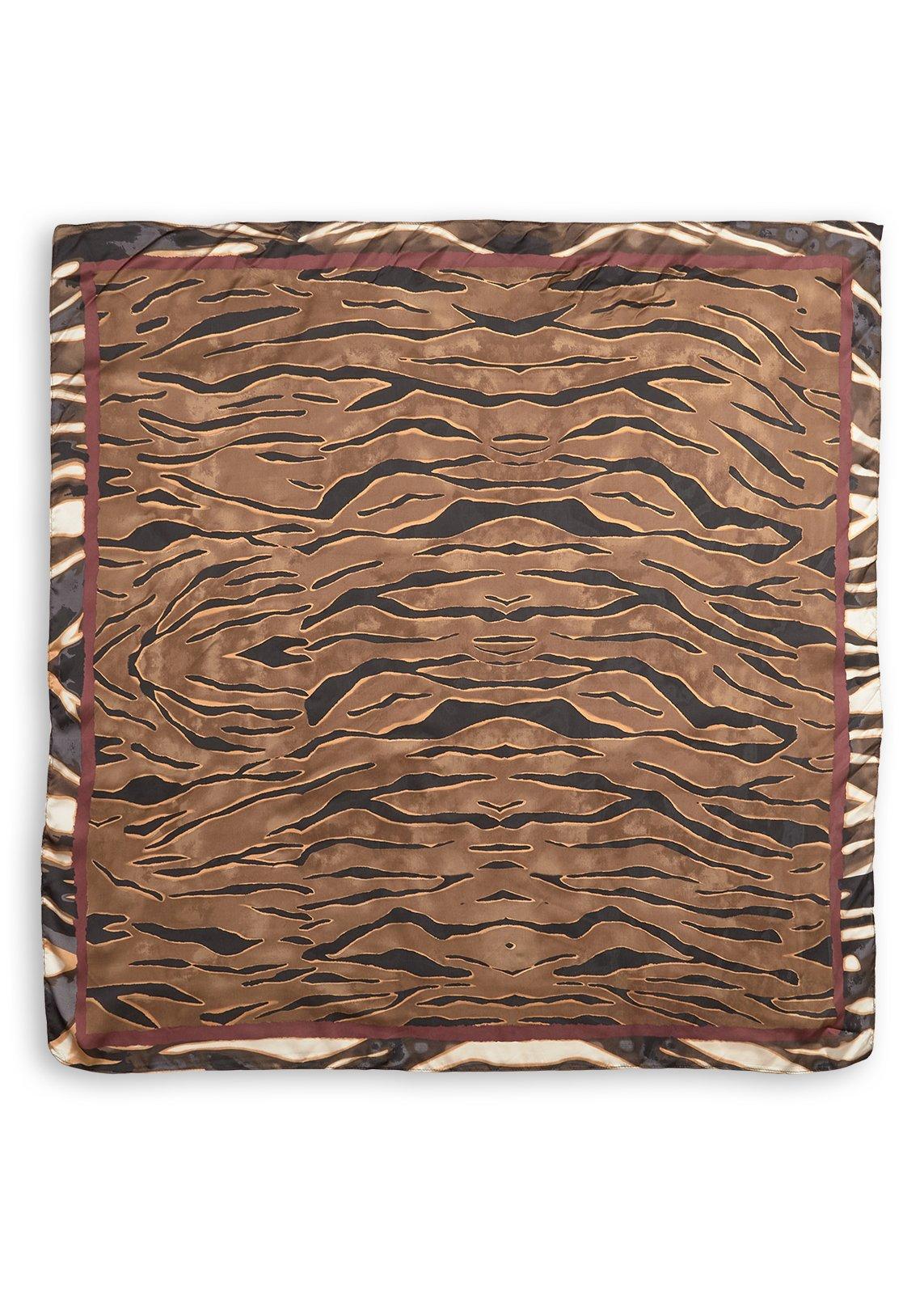 Brown Printed Scarf with Toggle (3249332) | Daniel Hechter