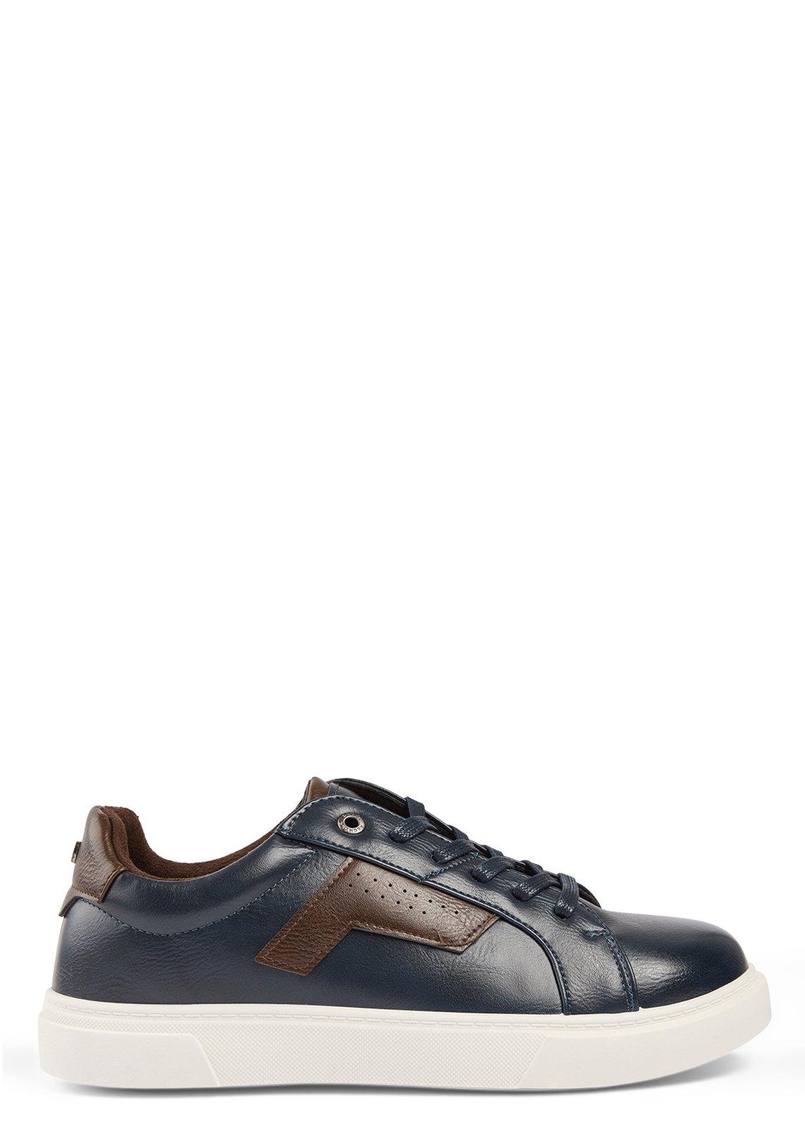 Navy Lace-up Bucket Sneakers (3249367) | Daniel Hechter