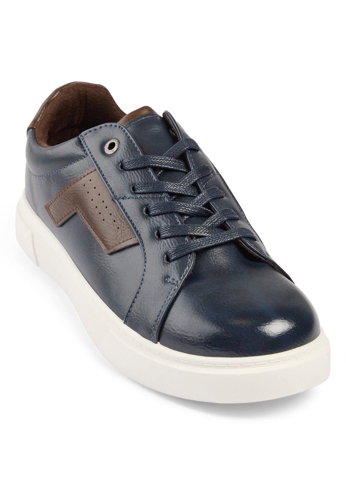 Navy Lace-up Bucket Sneakers (3249367) | Daniel Hechter
