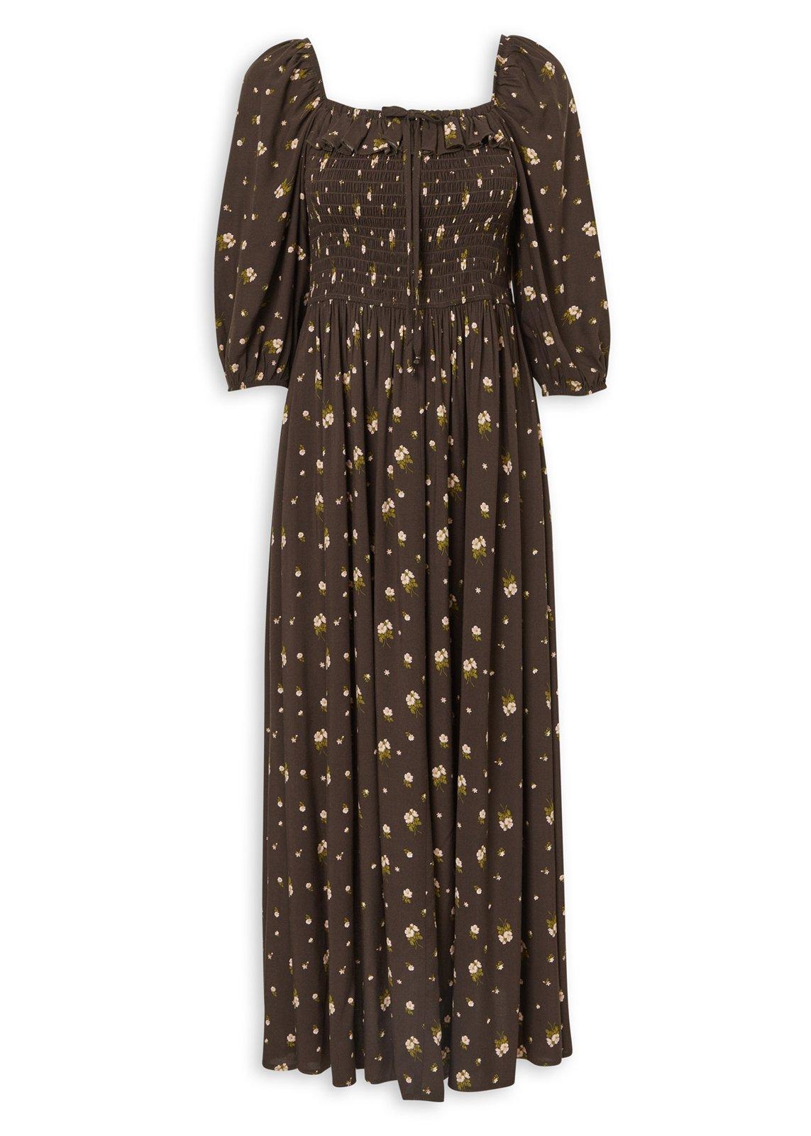 slim fit dress slacks Truworths Exclusive Floral Maxi Dress Size S – OWNI main image 0