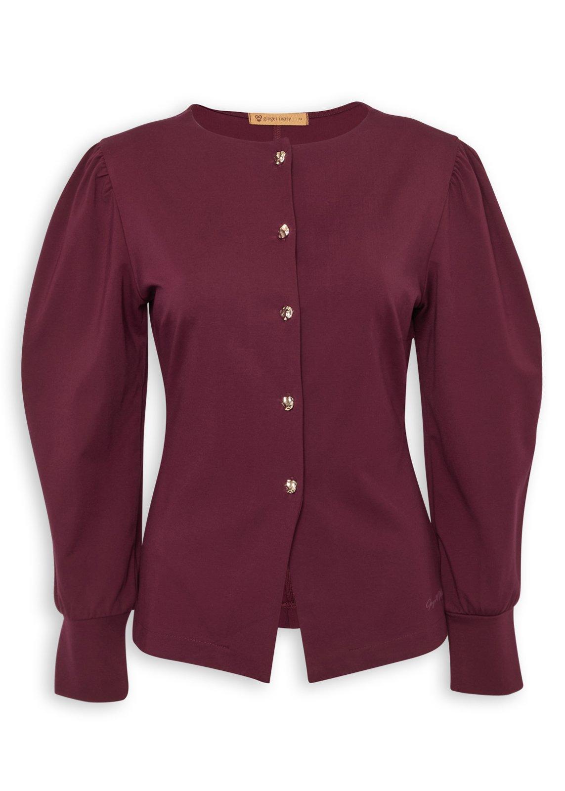 Burgundy Cardigan Top (3250080) | Ginger Mary