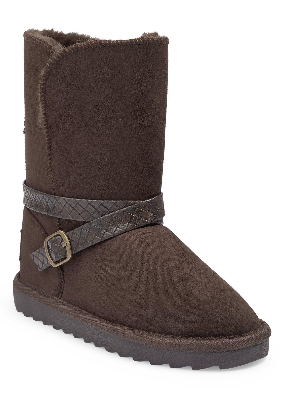 Choc Upstyled Microfibre Boot (3250117) | Truworths