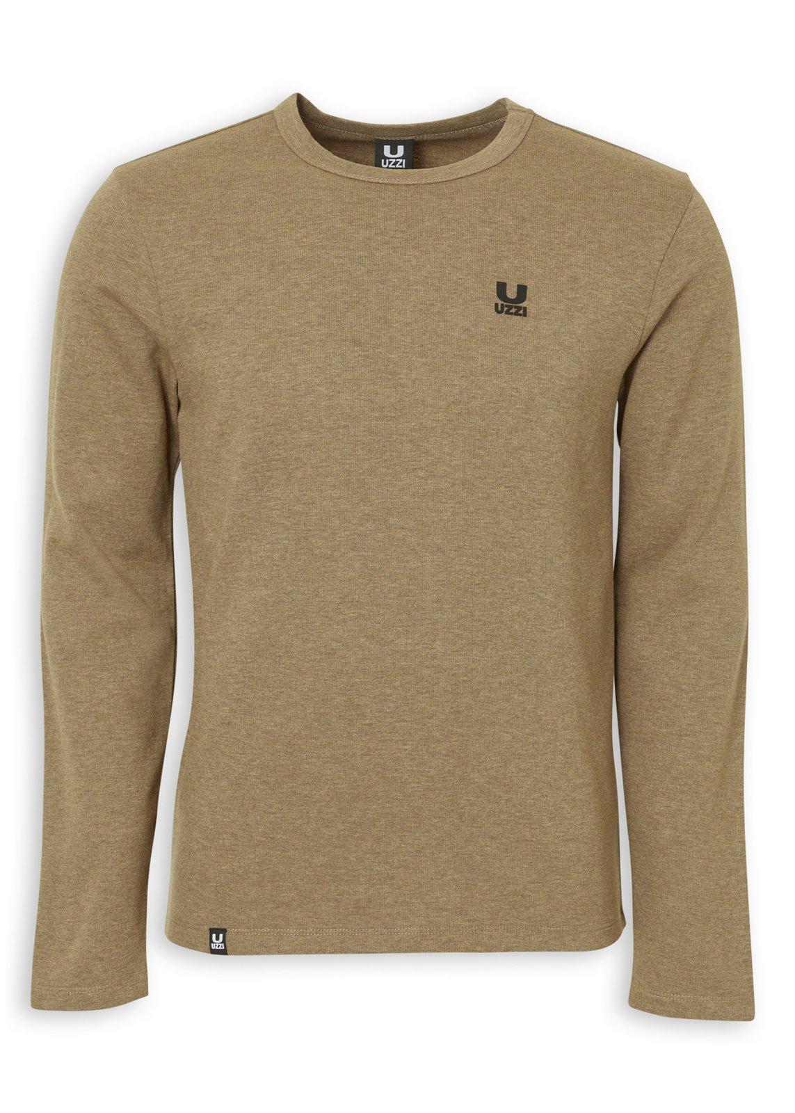Brown Long Sleeve T-shirt (3250248) | UZZI