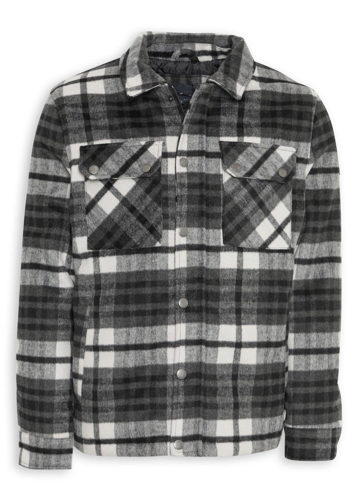o*r様 SUBCULTURE BUFFALO CHECK JACKET GRE Grey Char Check Shacket (3250289) | Daniel Hechter