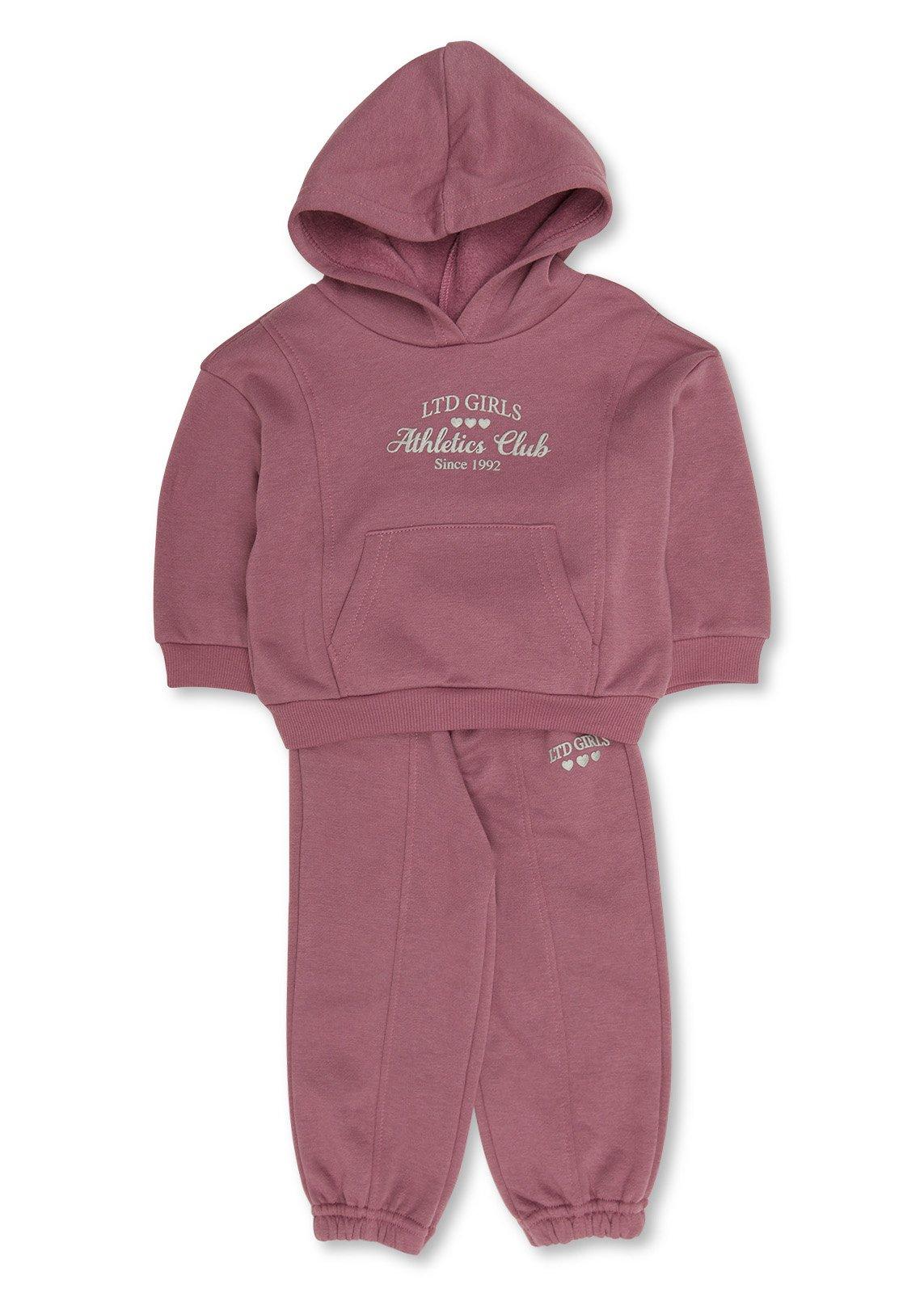 トップス pinkgirl DOUBLE STANDARD Baby Girls Pink Hoodie and Jogger Set (3250292) | LTD Kids