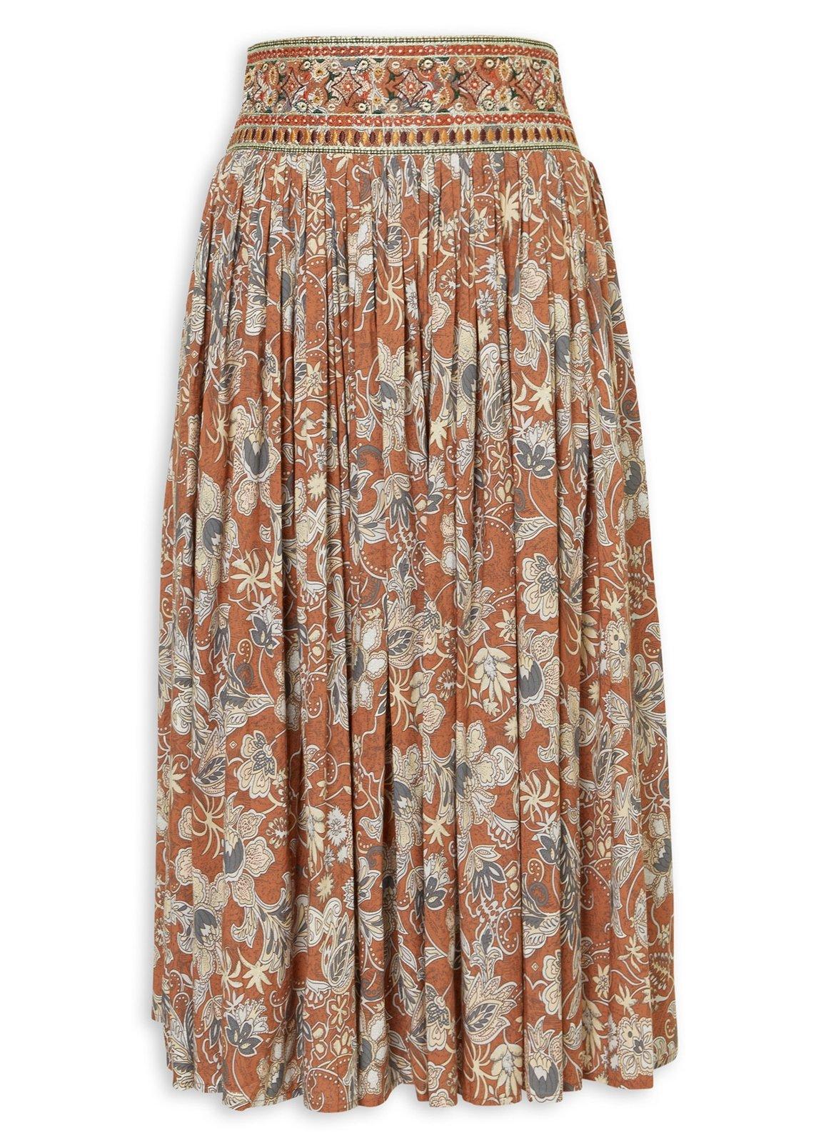 スカート Drawer flowerprint long skirt 36 High-Waist Floral Maxi Skirt (3250392) | TRS