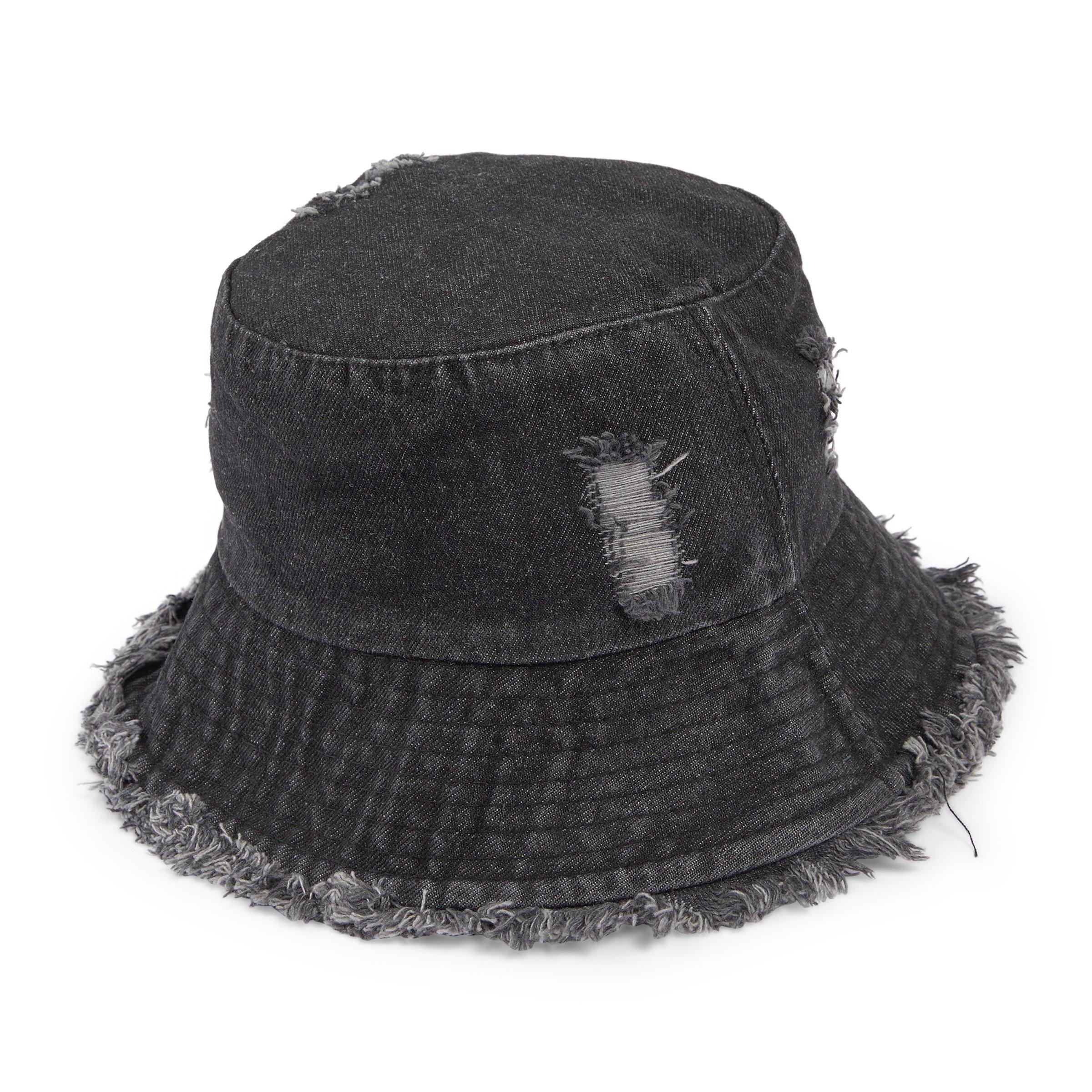 Black Denim Bucket Hat (3250408) | Birlin Mens Accessories