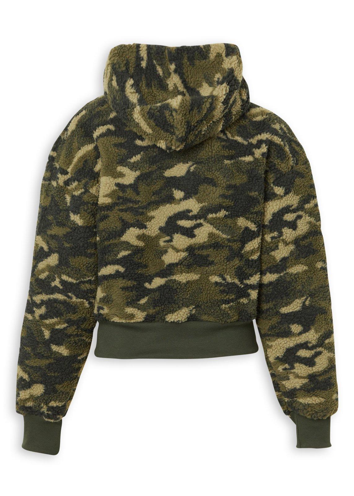 トップス BEEDEN CAMO JACKET Camo Zip Thru Borg Sweat Top (3250433) | Inwear
