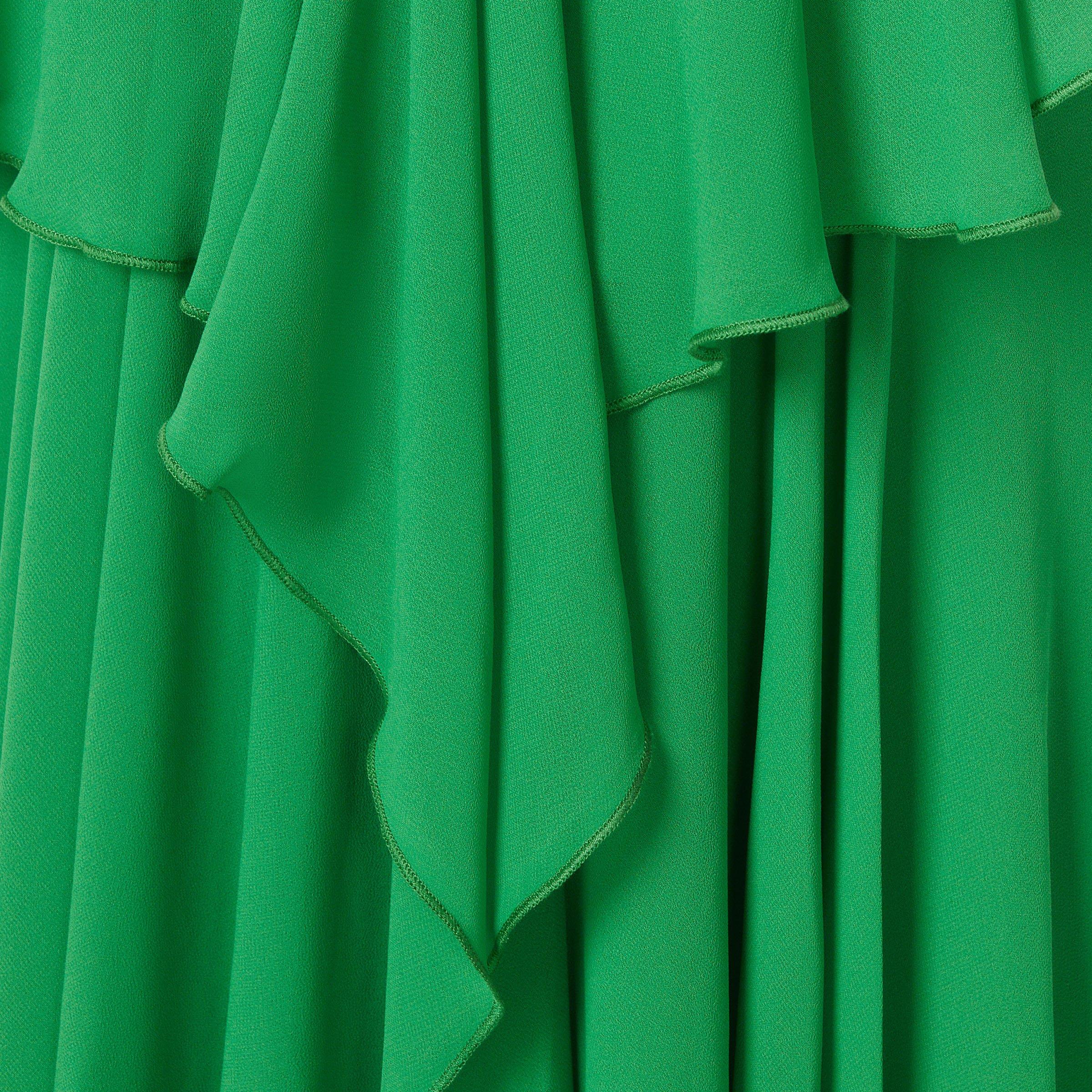 Green Chiffon Dress (3250464) | X&O Ladies