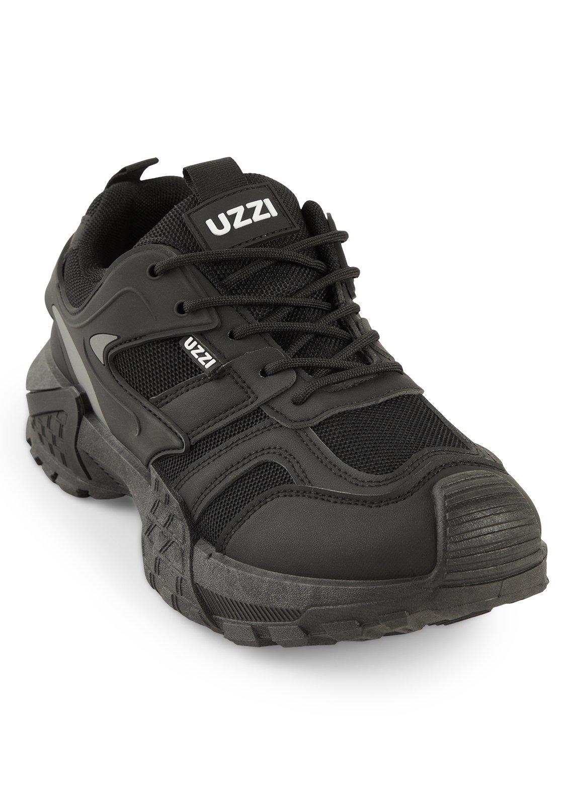 Black Stealth Runner Sneakers (3250485) | UZZI