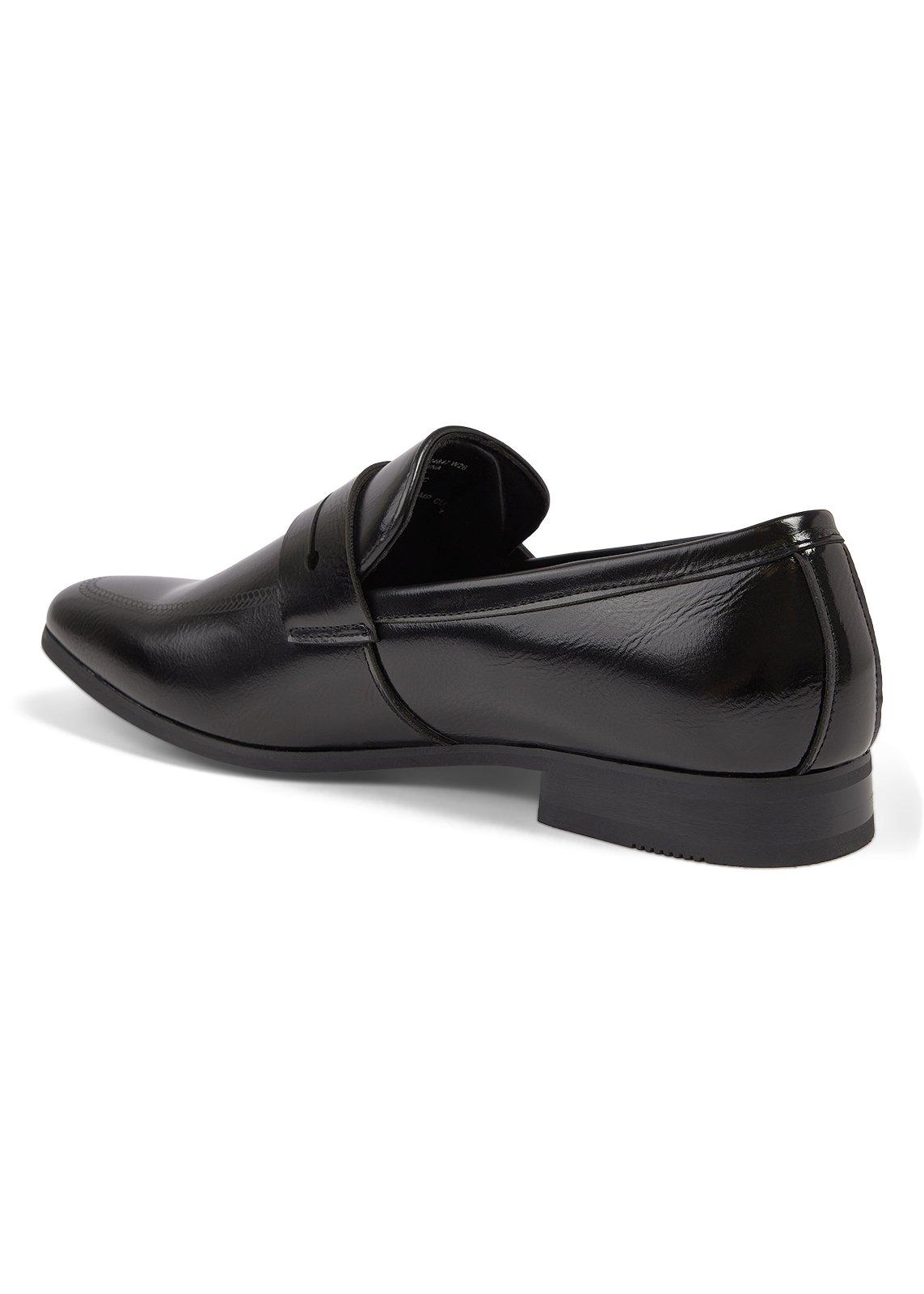 Black Lasered Slip On Loafers (3250737) | Daniel Hechter