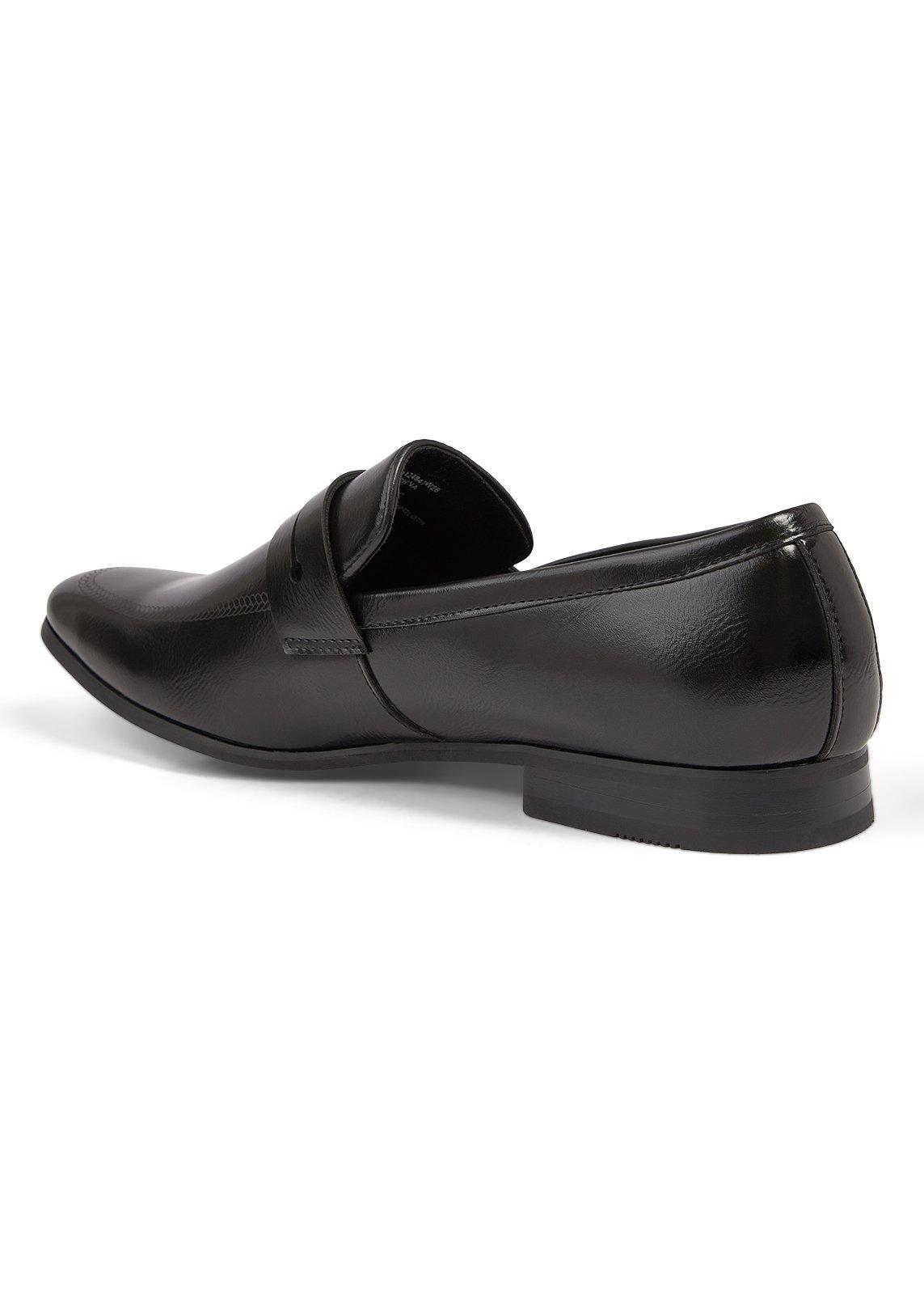 Black Lasered Slip On Loafers (3250738) | Daniel Hechter