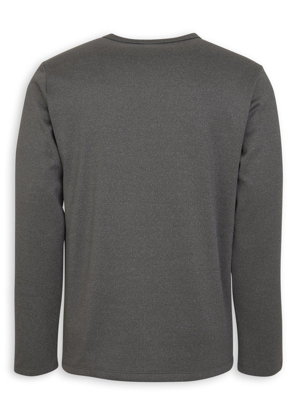 Charcoal Grey Long Sleeve T-shirt (3250832) | UZZI