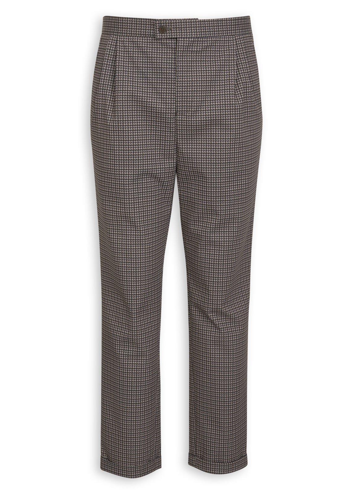 H*H様 house on the hill Pants (Checker)80 Brown Check Tapered Pants (3250874) | UZZI