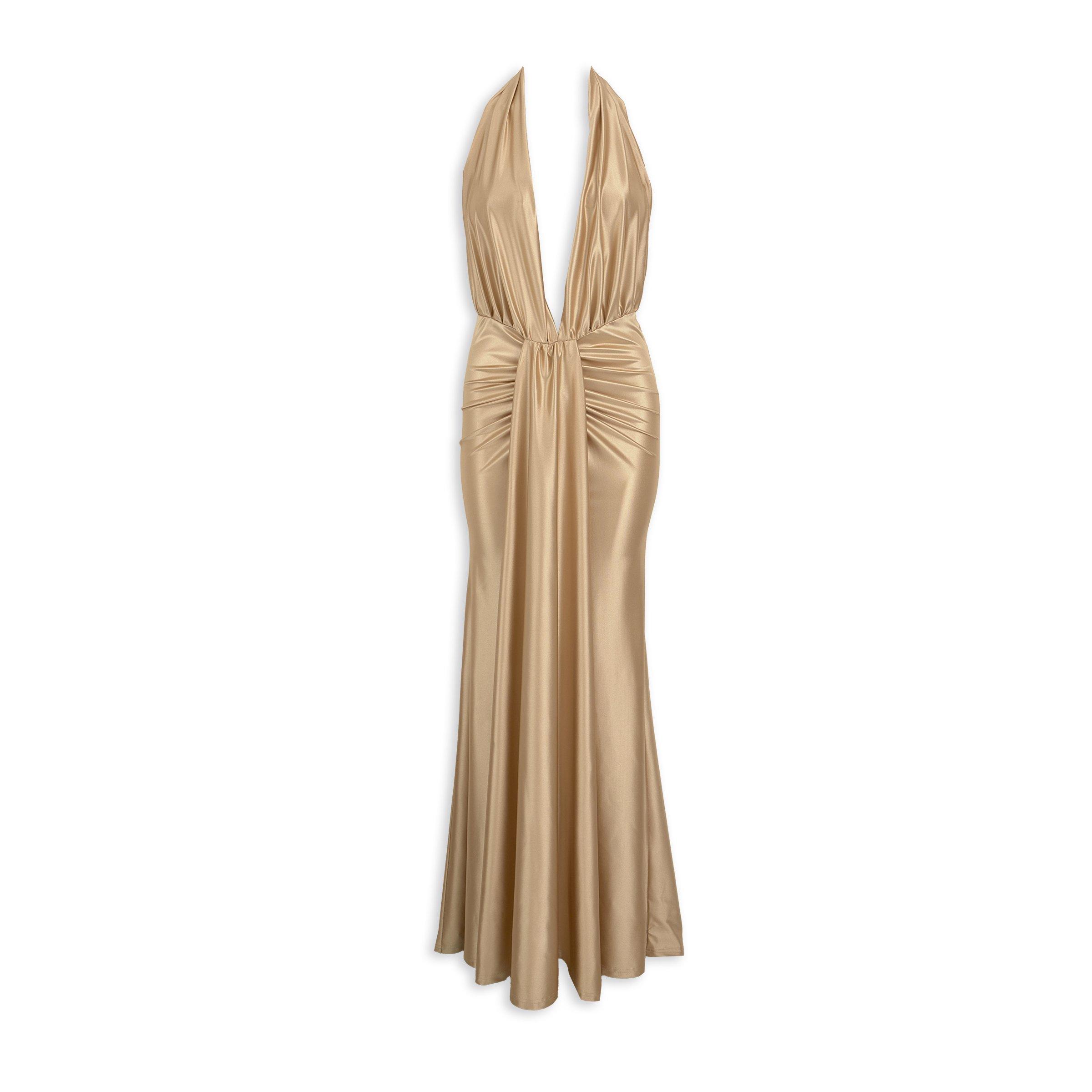 gold dress south africa Spaghetti Tape Bandage Dress – B-Fashion Style & Designs main image 1