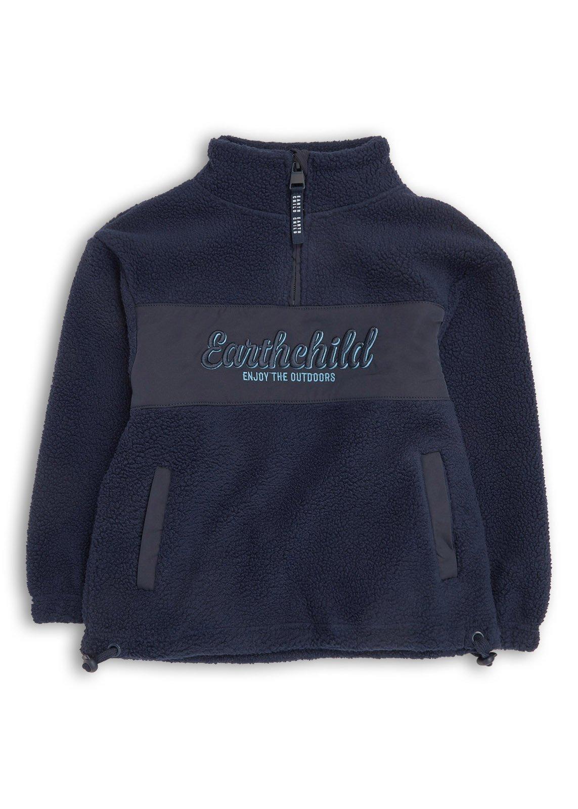 Kid Boys Navy Quarter-zip Sweatshirt (3250899) | Earthchild