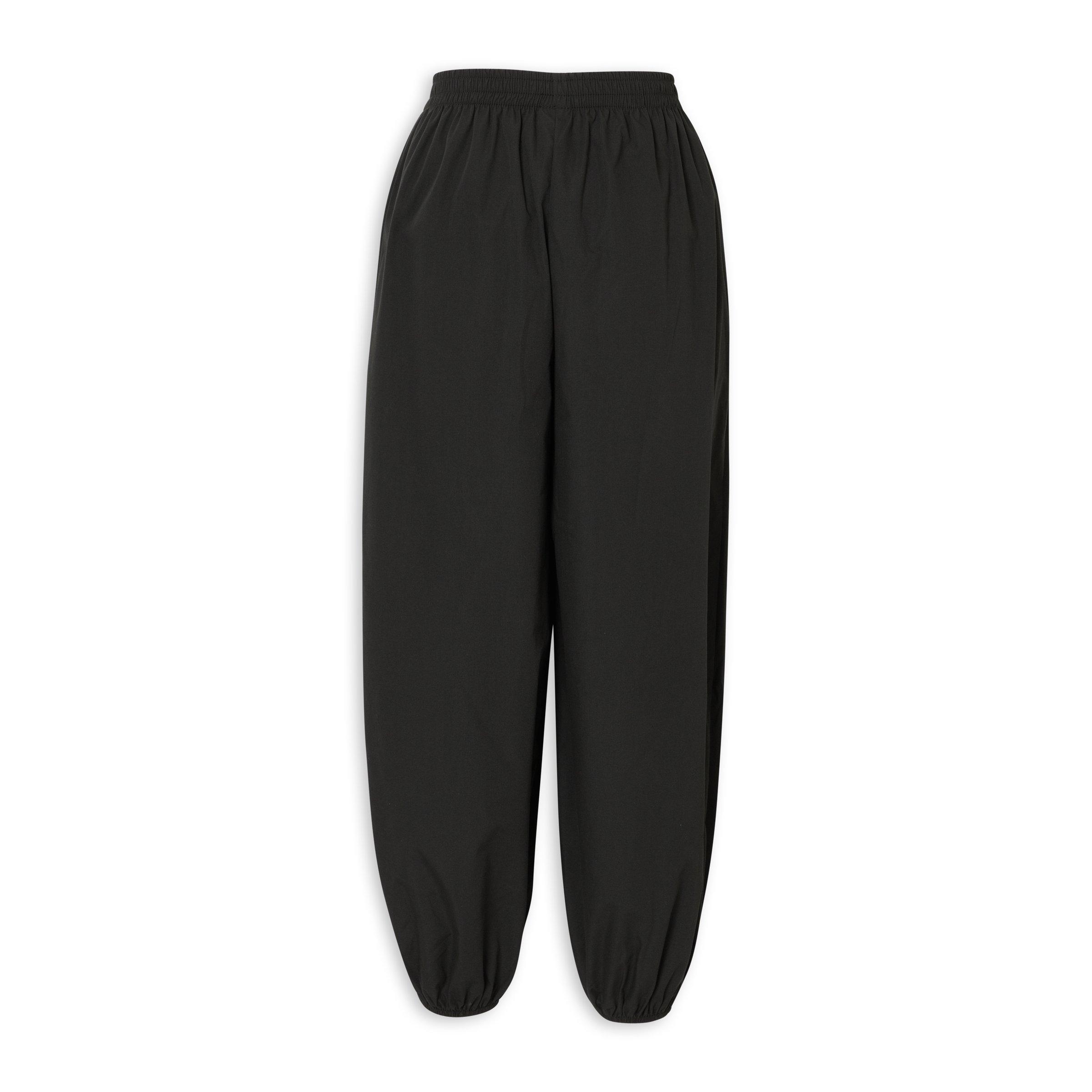 MEER.★BALLOONSTRAPPANTS、ブラック、フリー Black Cotton Balloon Pants (3250986) | Identity
