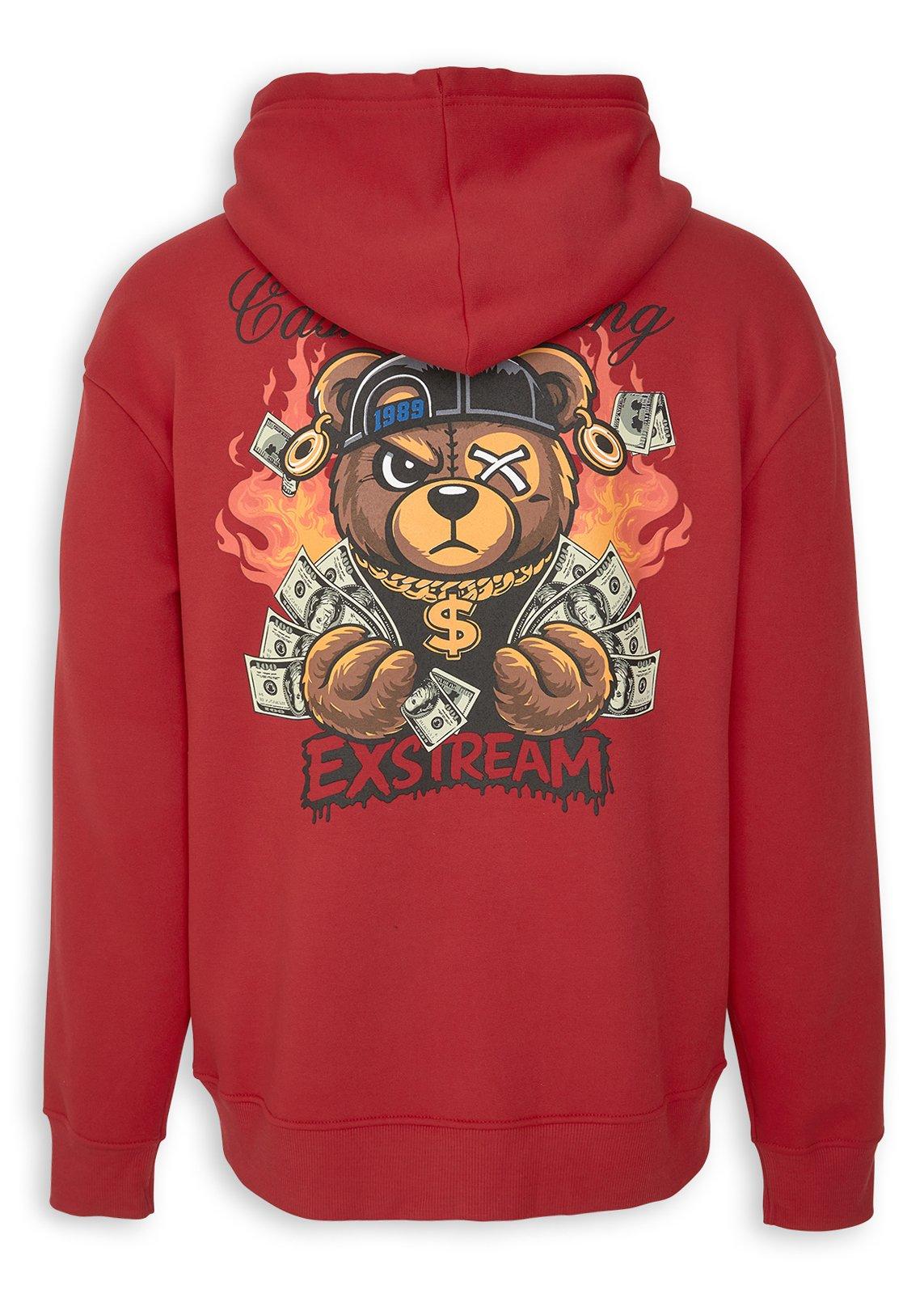 Red Zip-through Hoodie (3251073) | Exstream