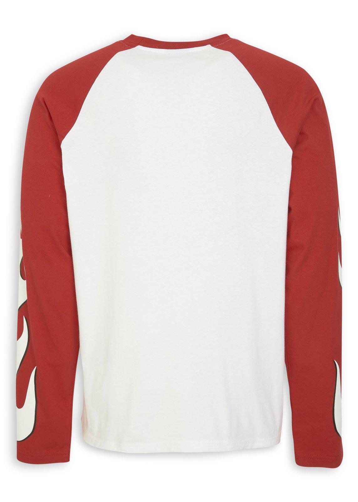 White Colourblocked Long Sleeve T-shirt (3251131) | Fuel