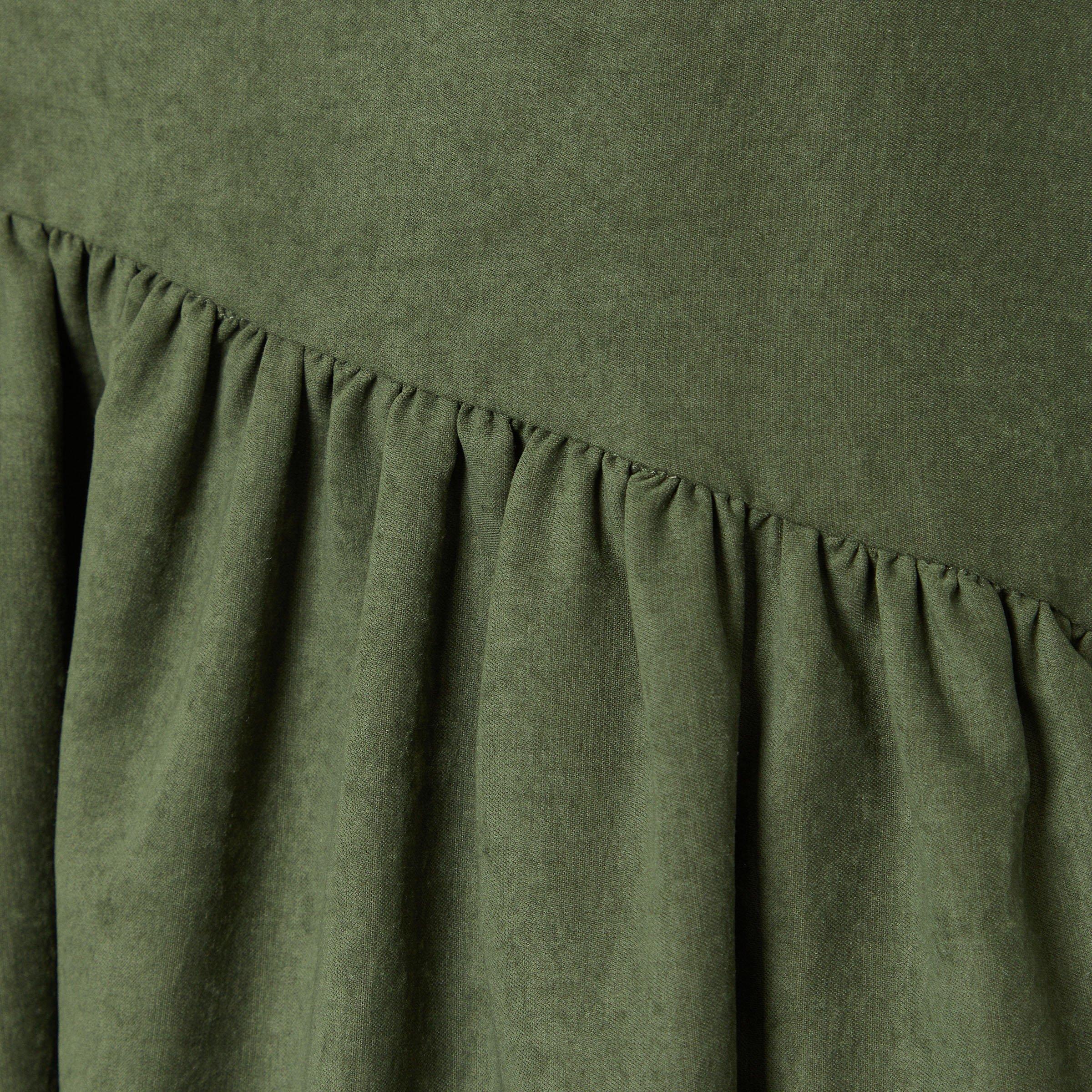 Fatigue Green Full Maxi Skirt (3251608) | Identity