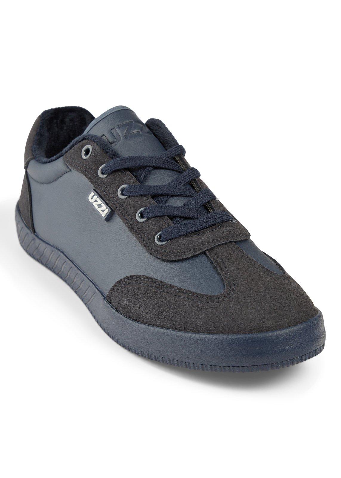 Navy Vulcanised Sneakers (3251621) | UZZI