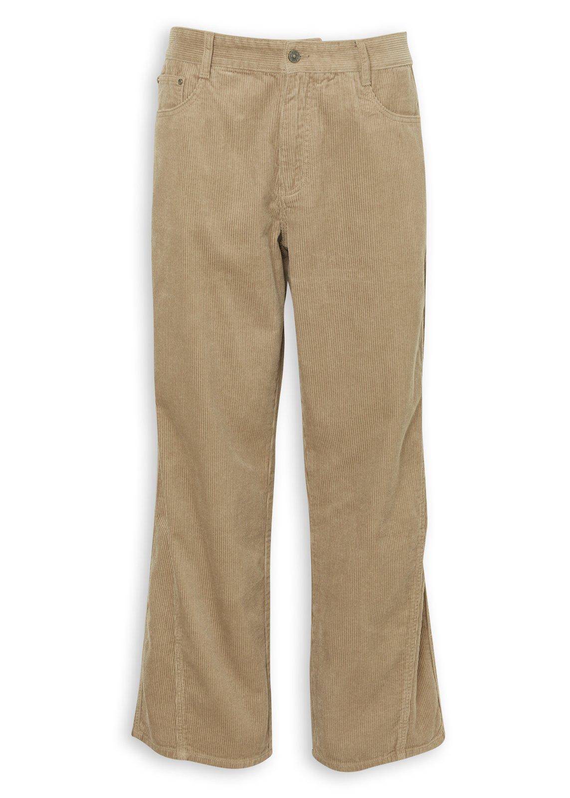 Brown Straight Leg Pants (3251810) | UZZI