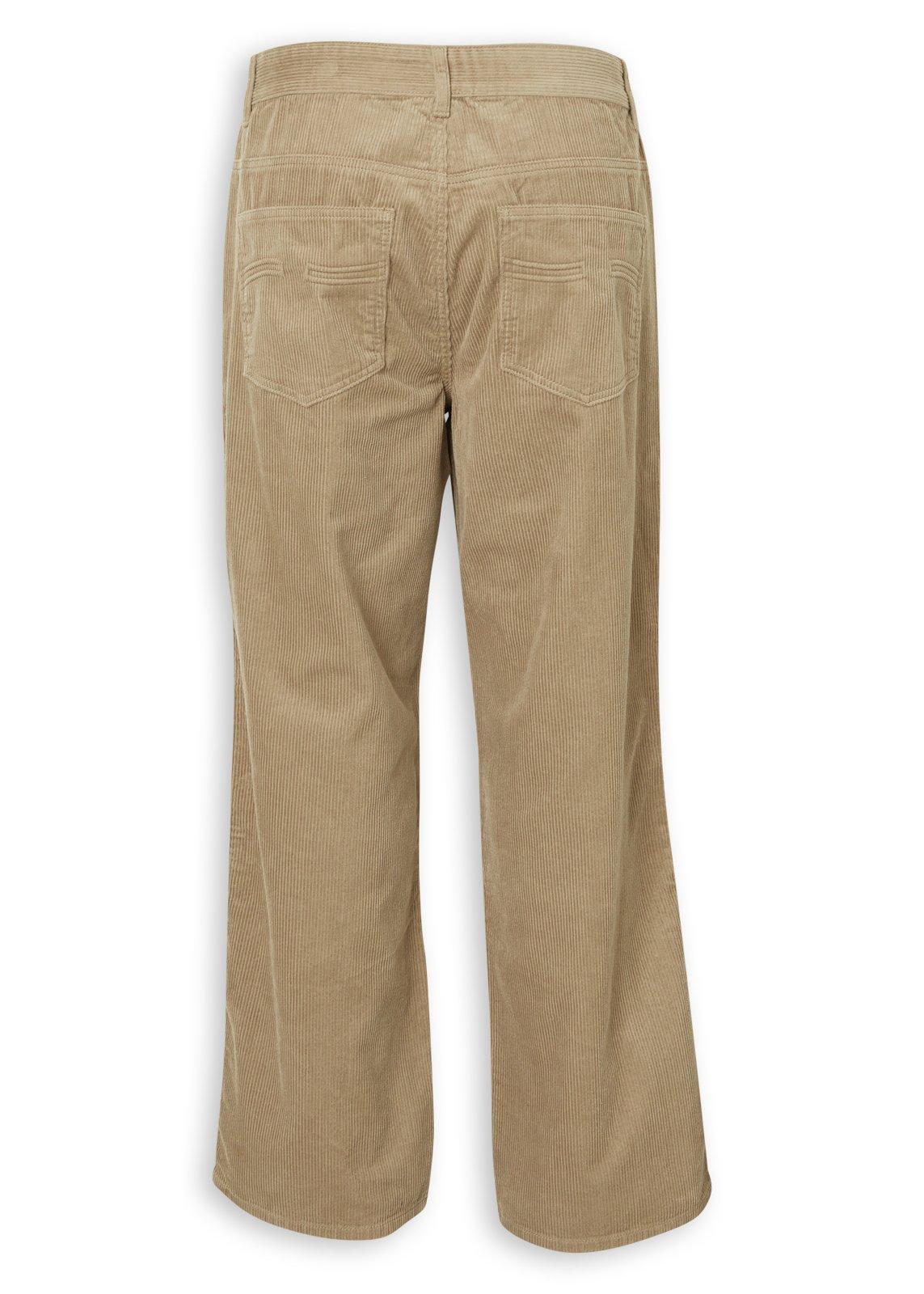 Brown Straight Leg Pants (3251810) | UZZI