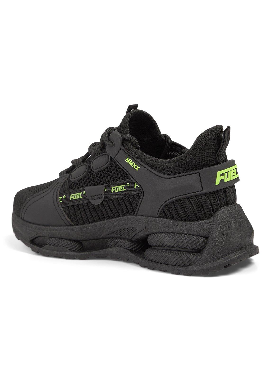 Black Mesh Platform Sneakers (3251833) | Fuel