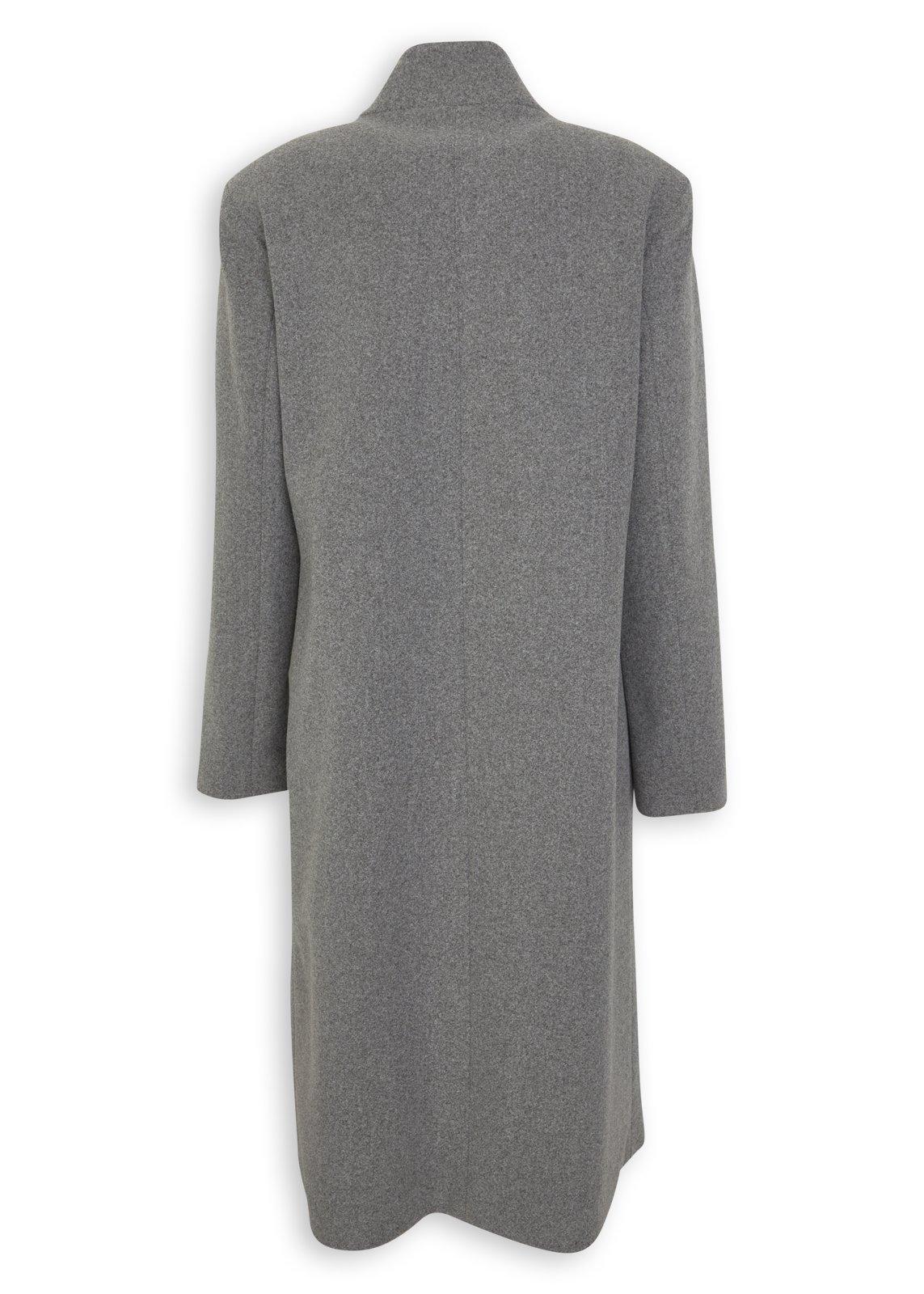 Grey Melange Single Button Coat (3251939) | Truworths