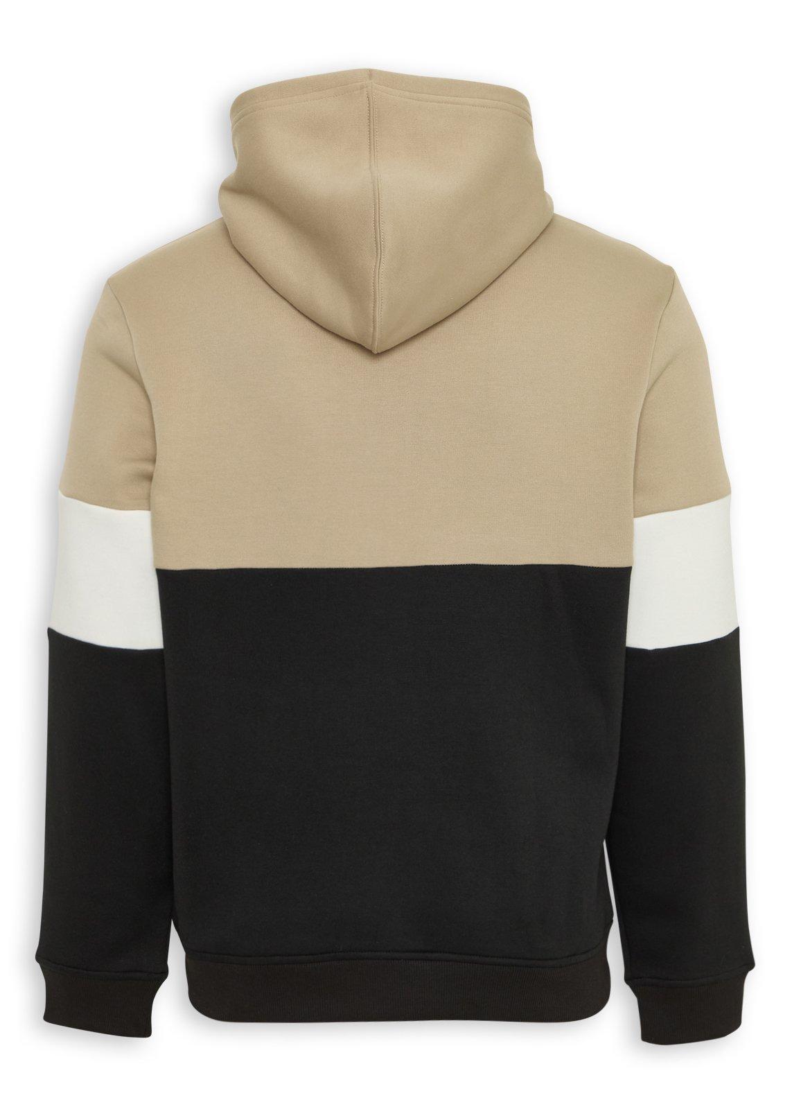 トップス QUASI Beige Colourblocked Hoodie (3251961) | UZZI