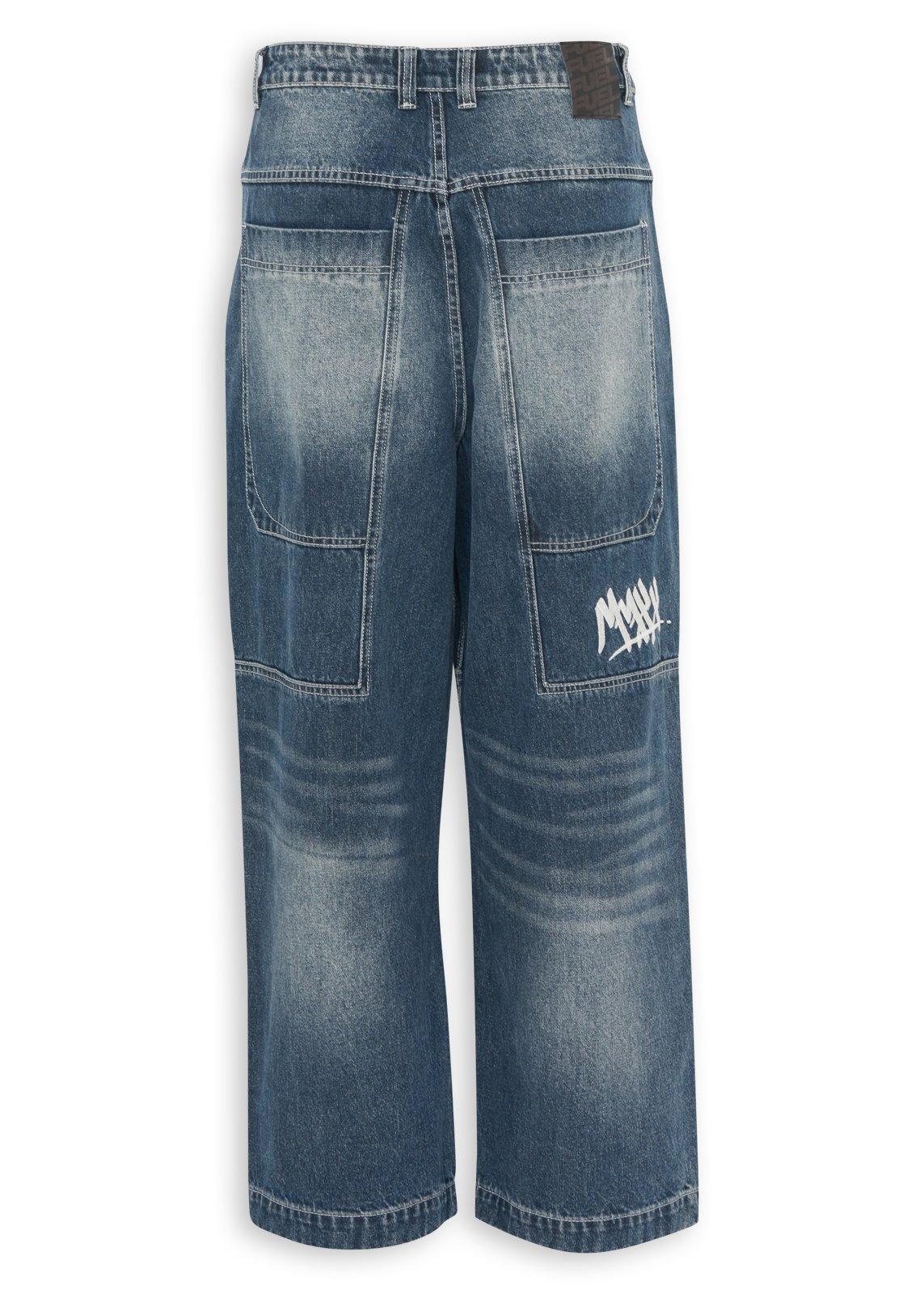 Indigo Loose Fit Jeans (3251981) | Fuel