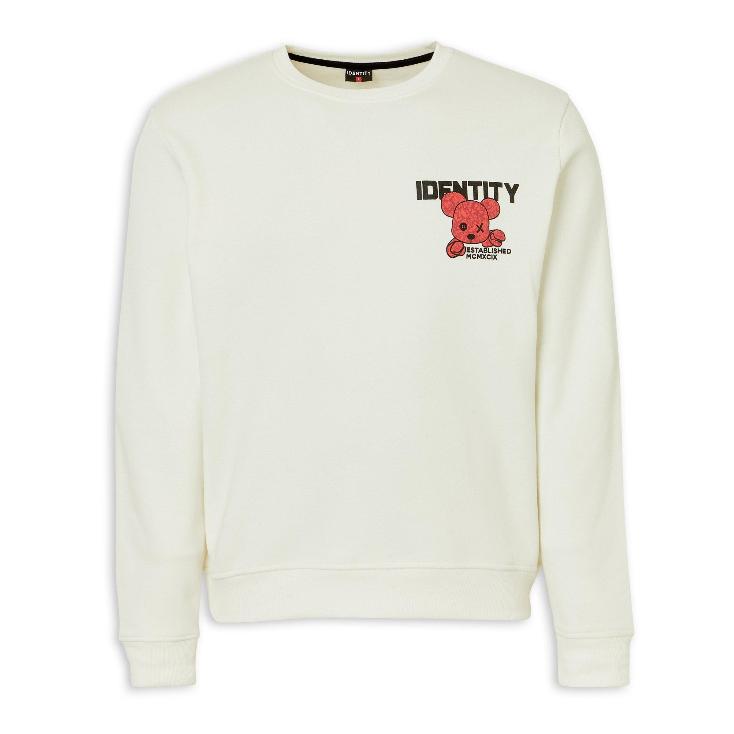 Beige Back and Front Print Sweat Top (3252107) | Identity