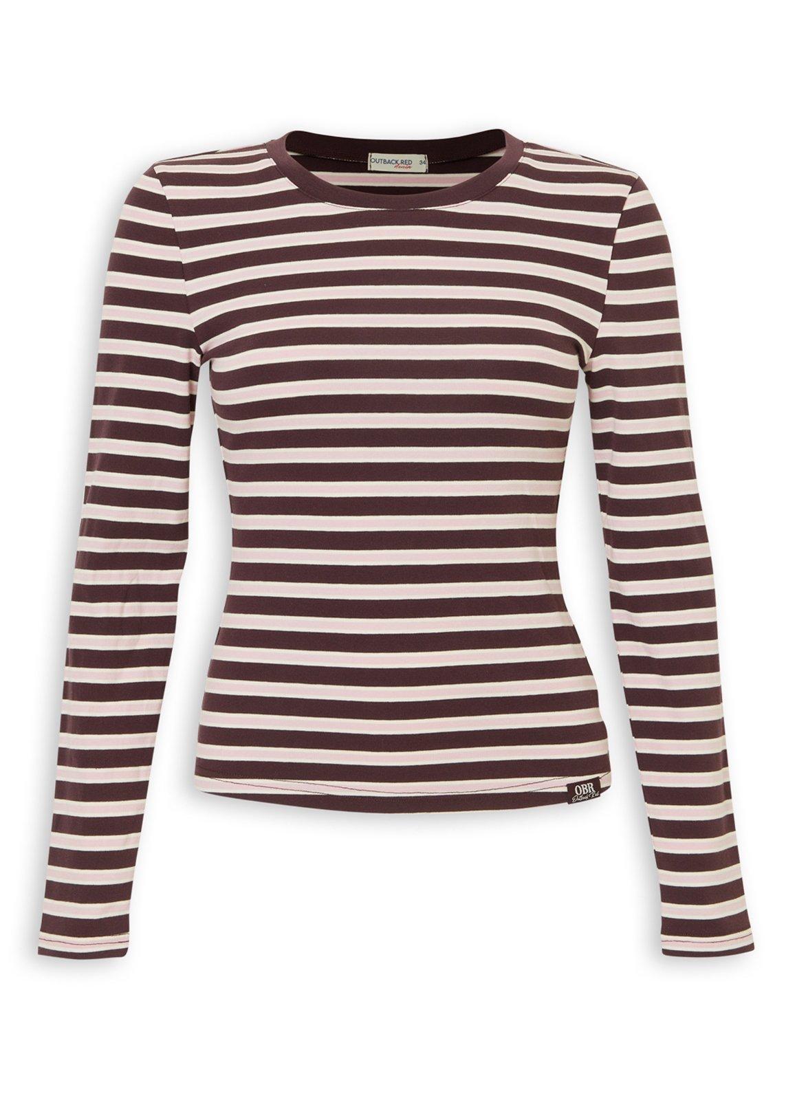Stripe Rib Long Sleeve T-Shirts (3252190) | OUTBACK RED