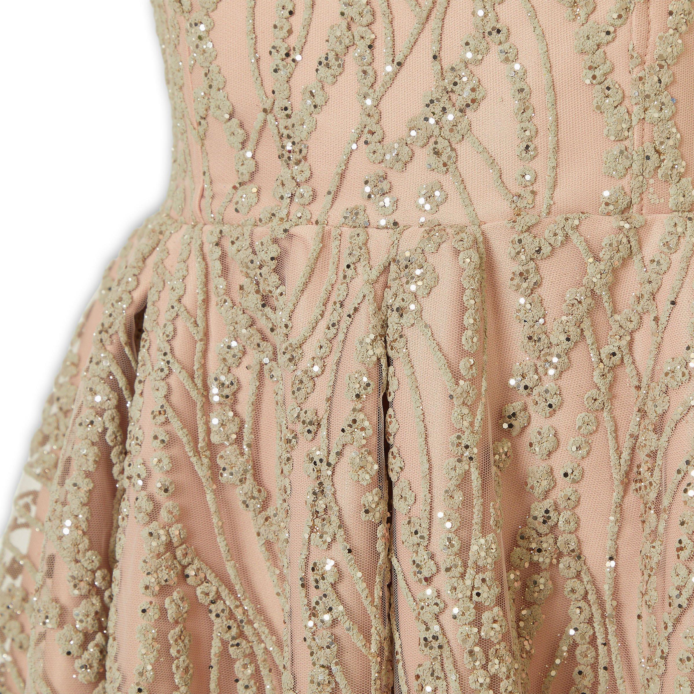 plus glitter dress Life of the Party Rose Gold Sequin Dress – Ellaé Lisqué