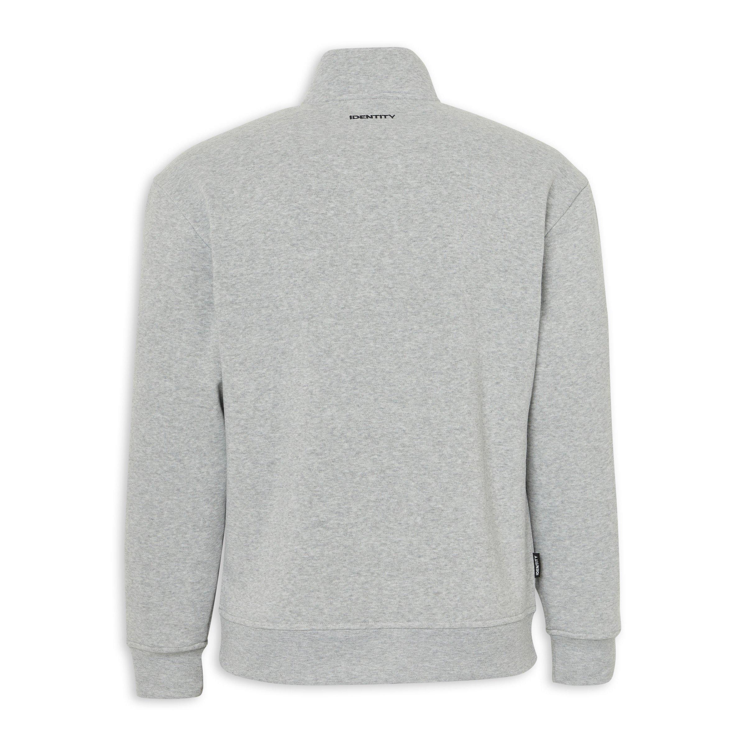 Grey Quarter-Zip Sweater (3252341) | Identity