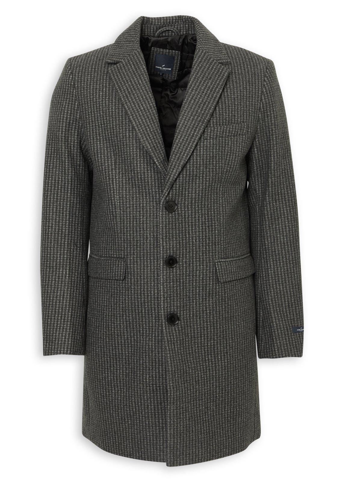 Grey Melton Coat (3252612) | Daniel Hechter
